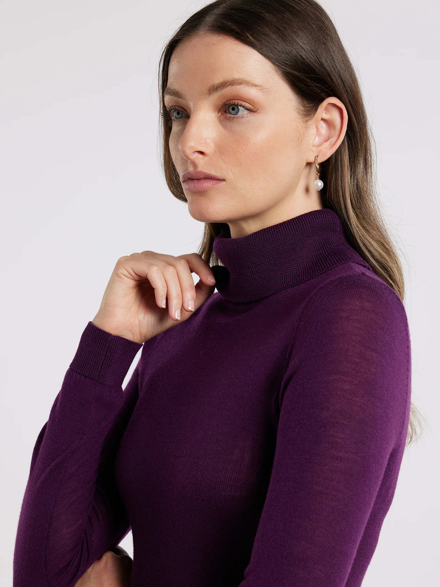 Adele Roll Neck Jumper - Image 3