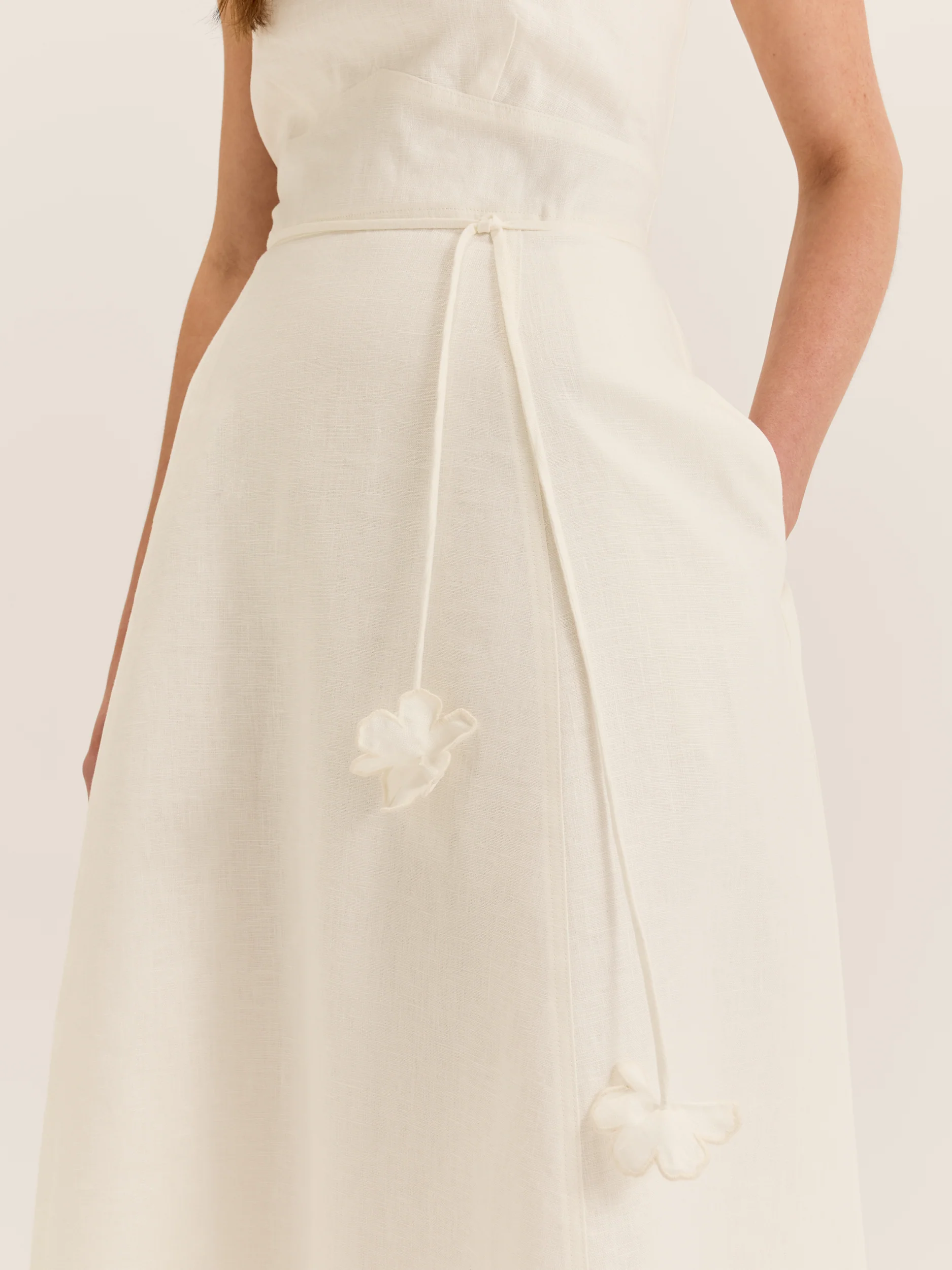 Aelia Linen Sun Dress - Image 2