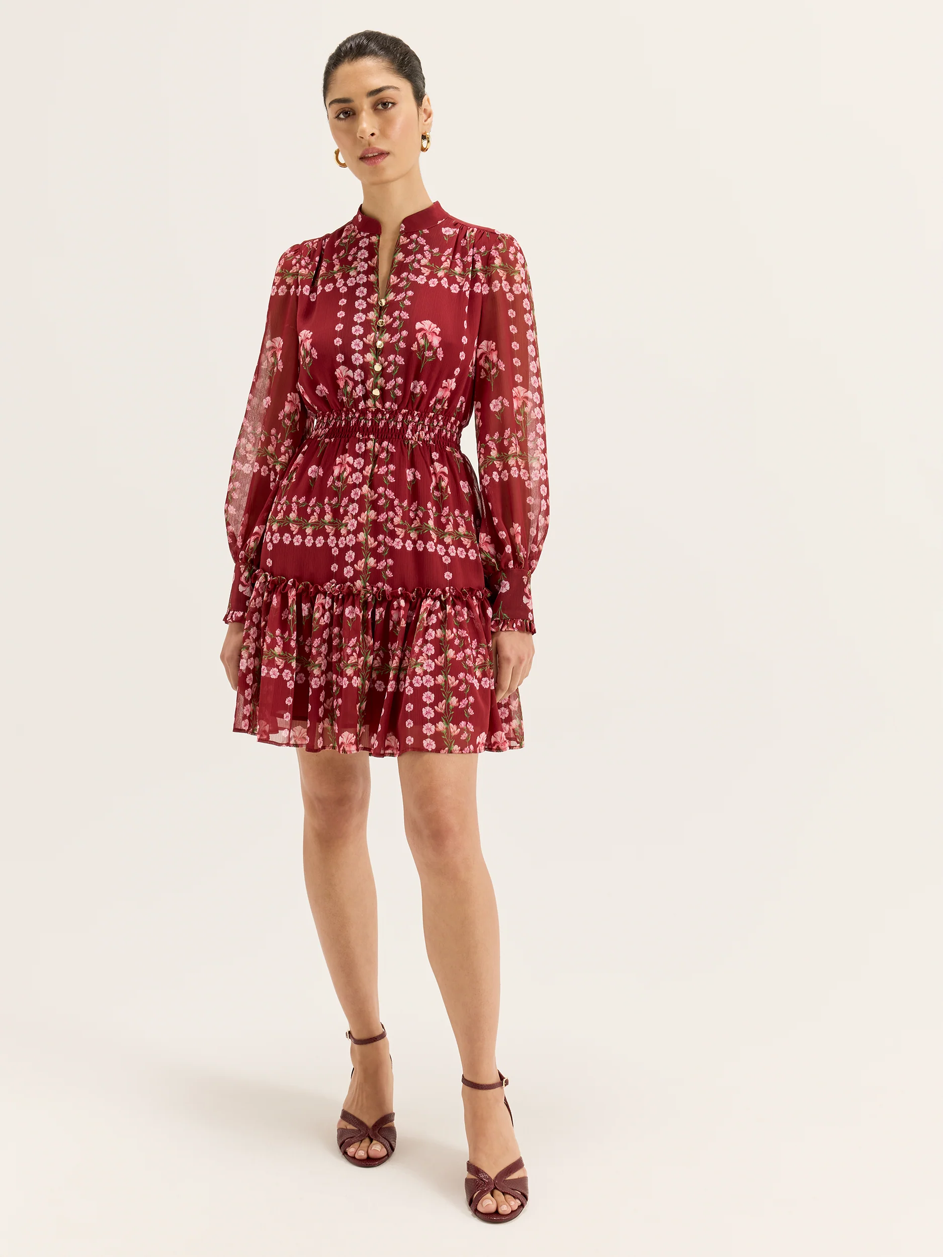 Alpine Rose Mini Dress