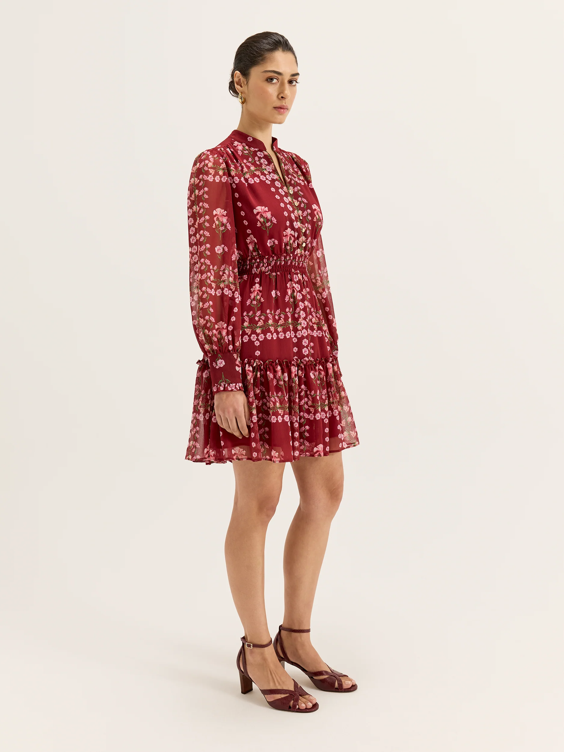 Alpine Rose Mini Dress - Image 3