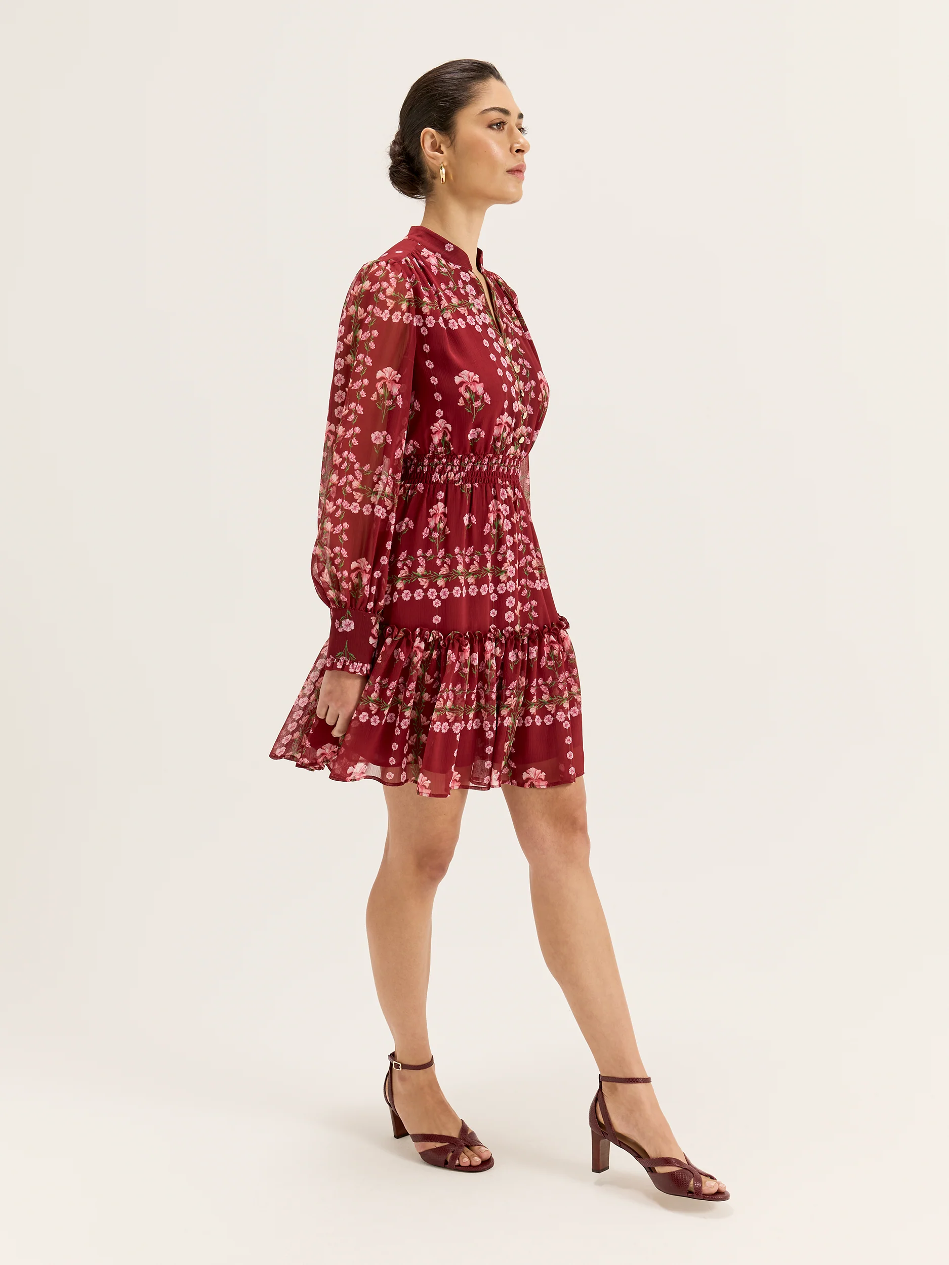 Alpine Rose Mini Dress - Image 4