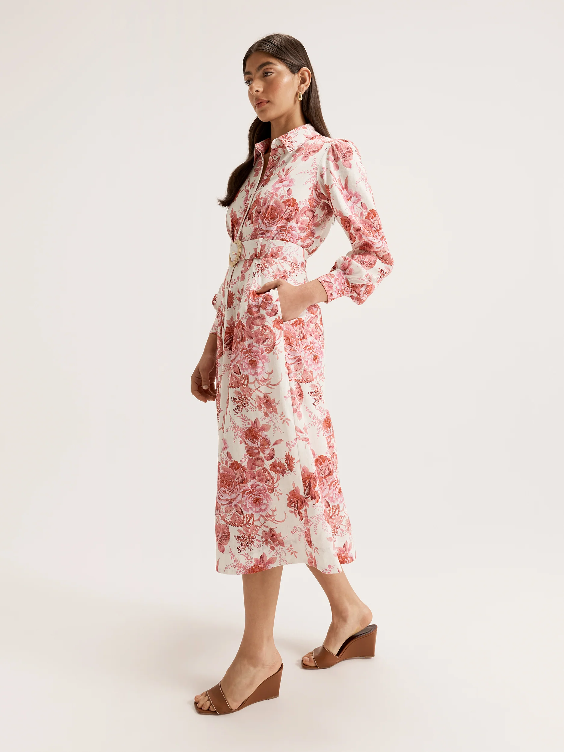 Amalfi Bloom Shirtdress - Image 3