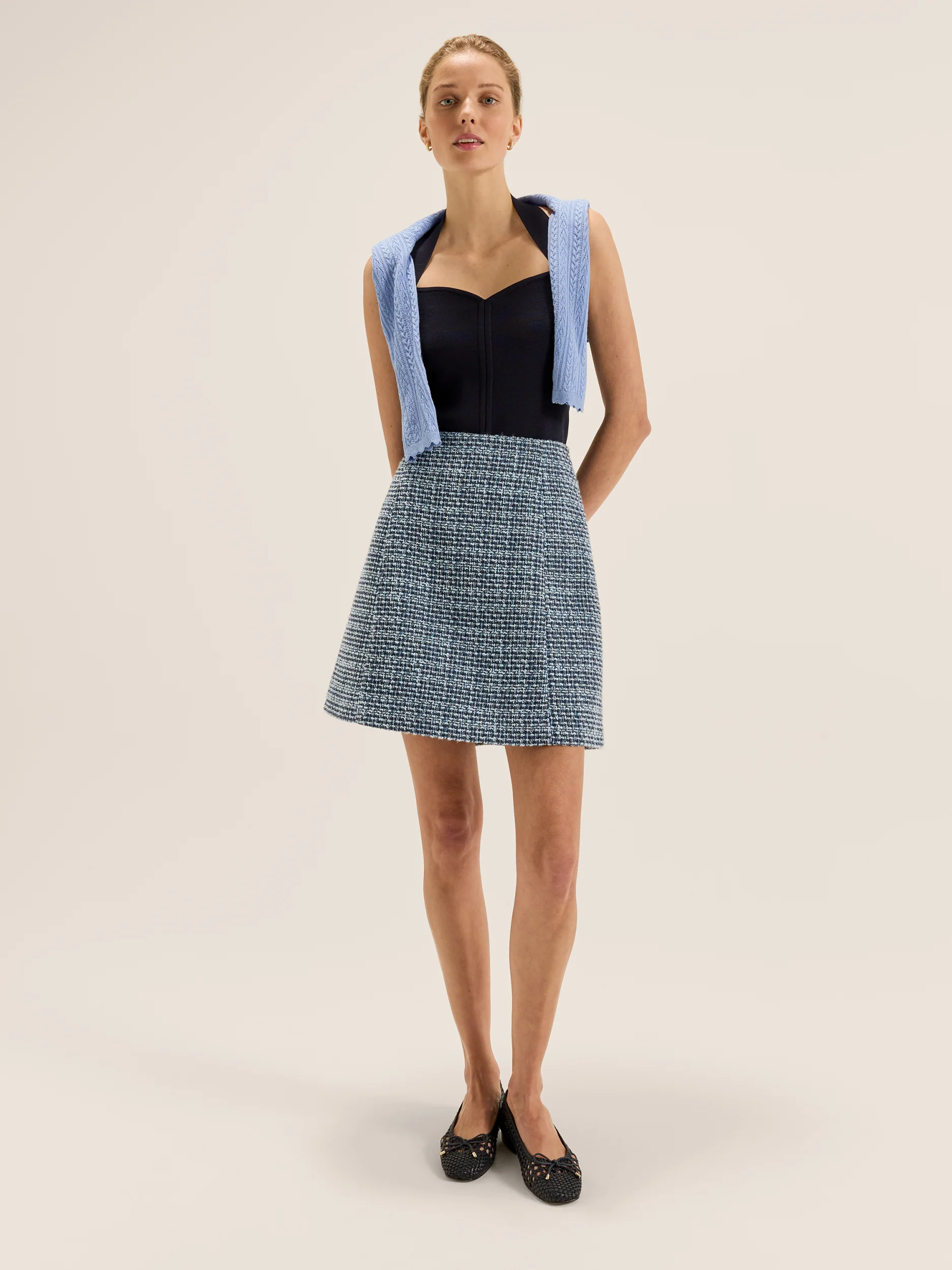 Anais Tweed Skirt