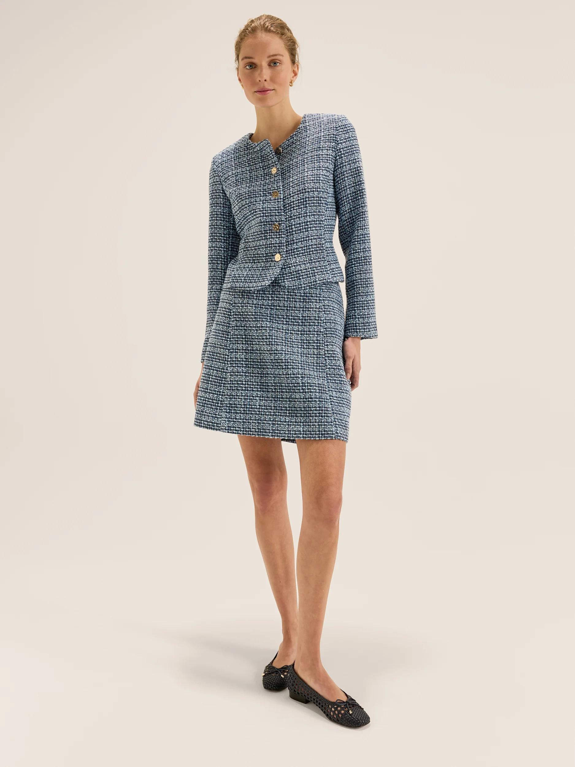 Anais Tweed Skirt - Image 2