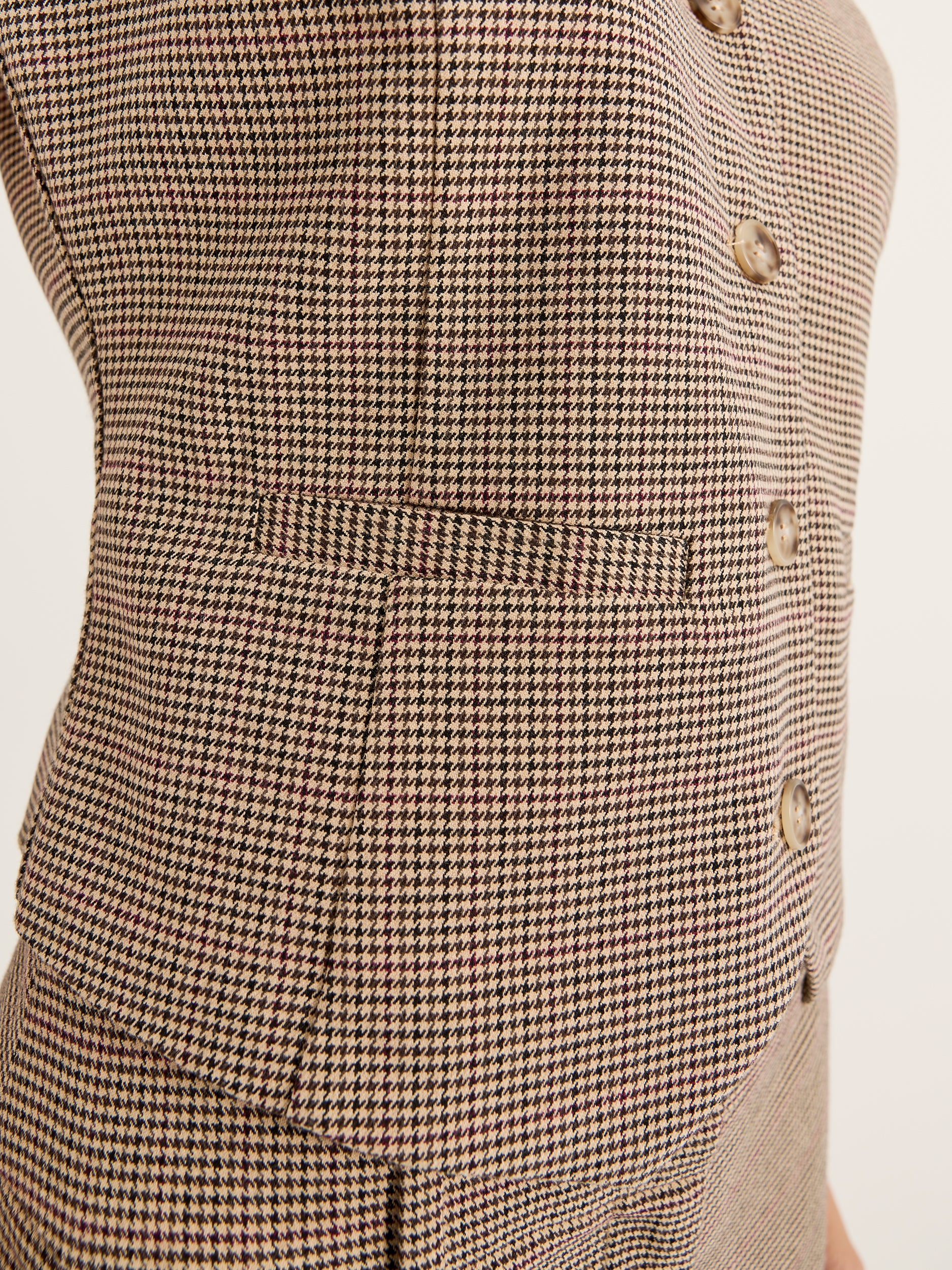 Annie Check Vest - Image 4