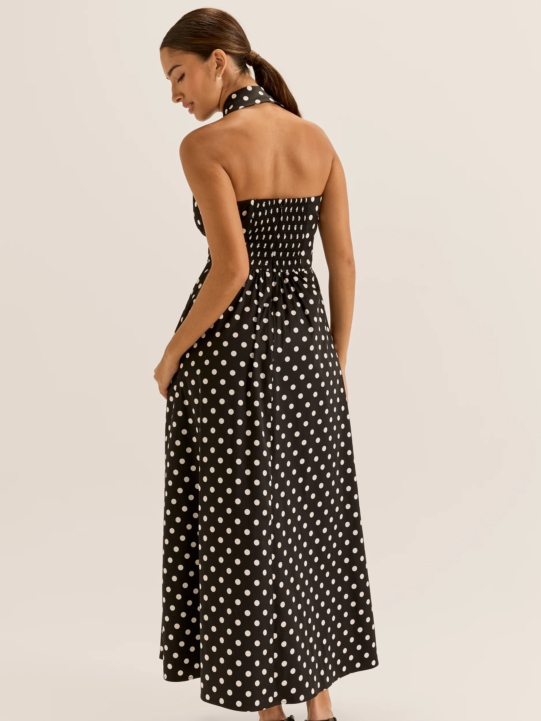 Ava Spot Maxi Dress - Image 6