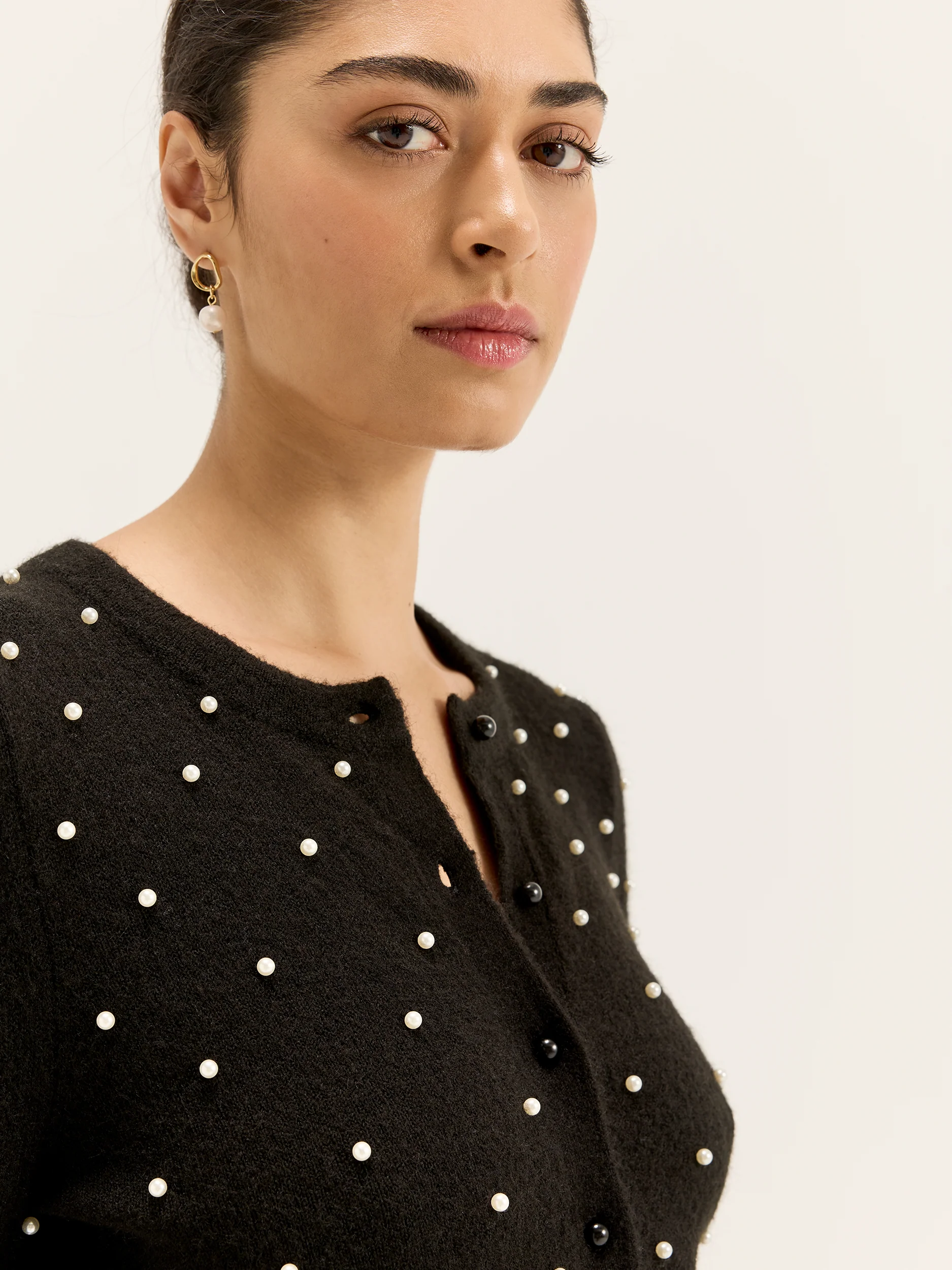 Bella Pearl Cardigan - Image 3