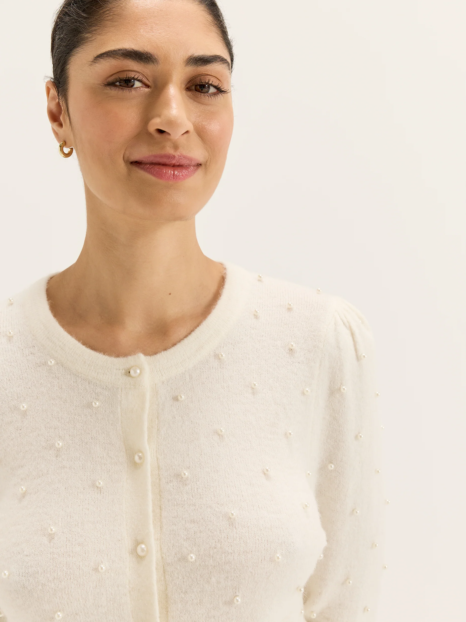 Bella Pearl Cardigan - Image 2