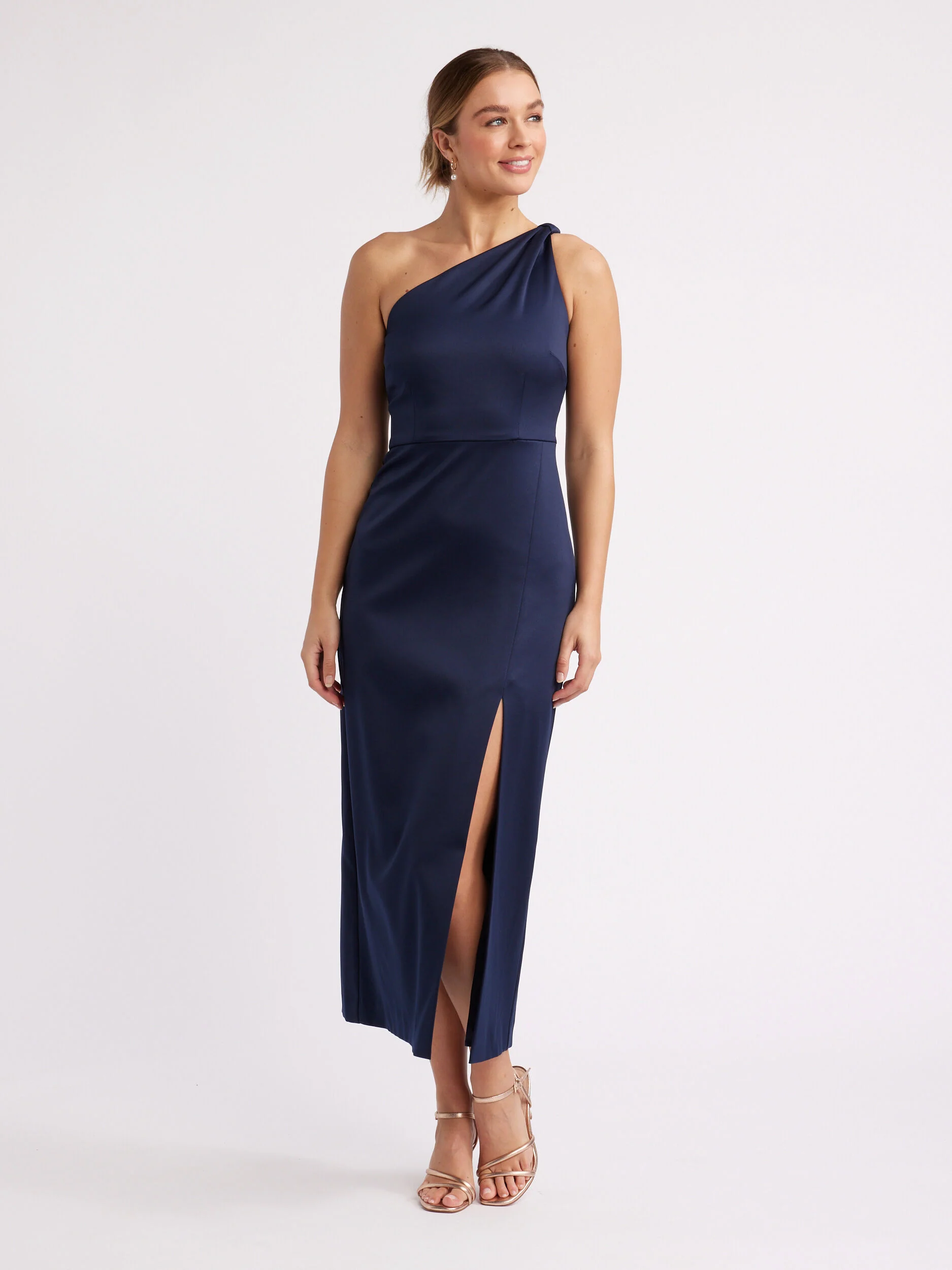 Berlin One Shoulder Maxi Dress - Image 3