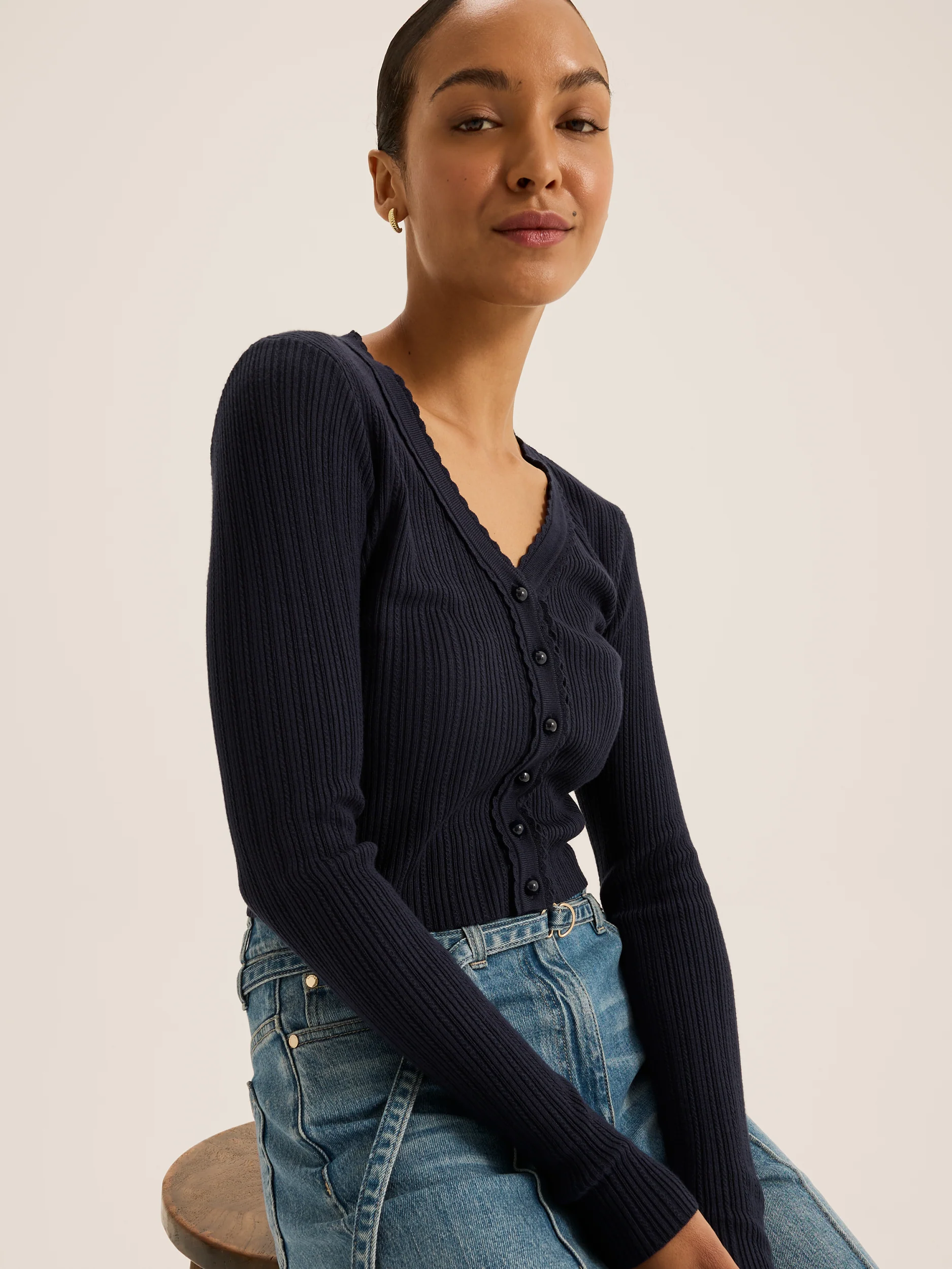 Caitlyn Crop Cardigan - Image 3