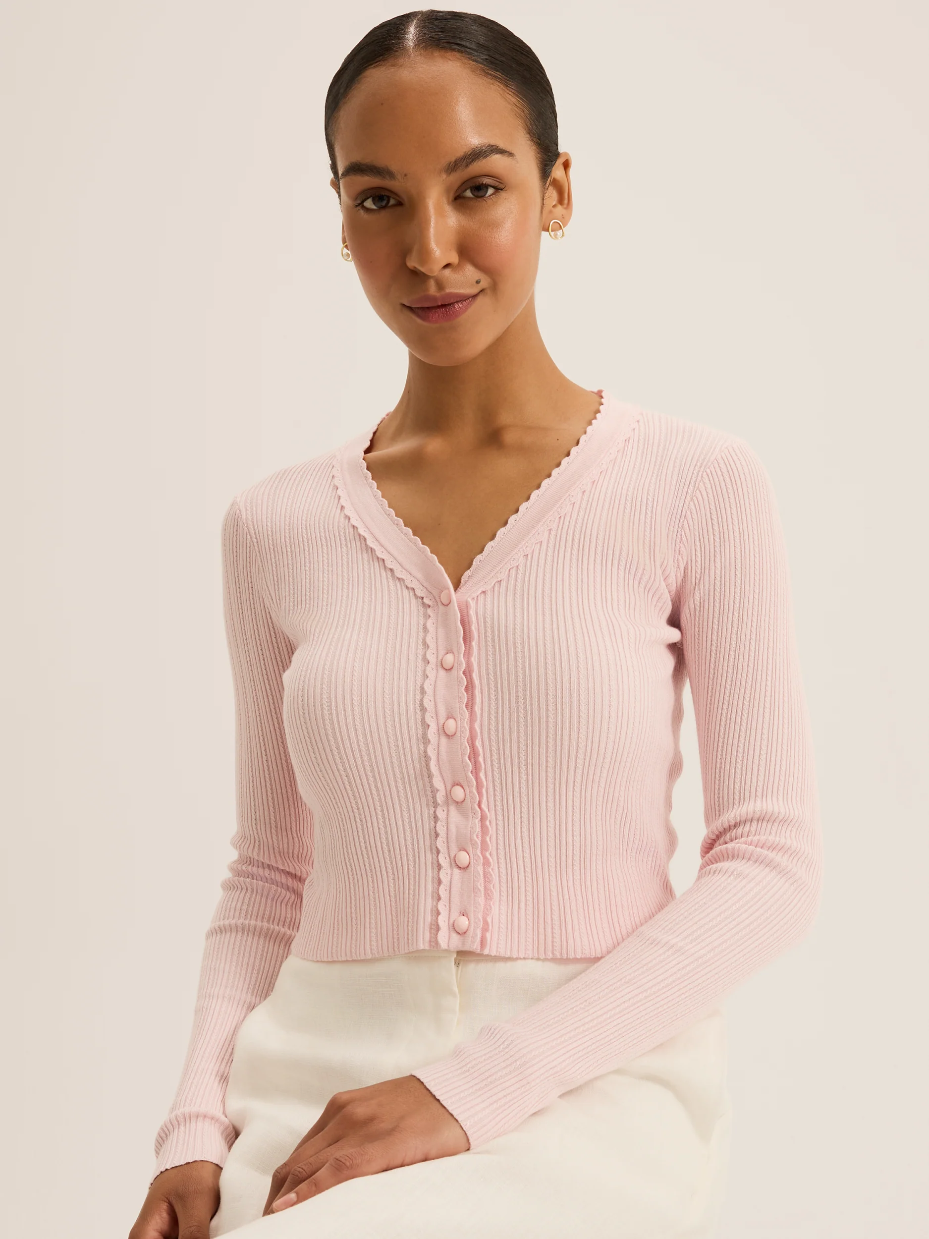 Caitlyn Crop Cardigan - Image 3