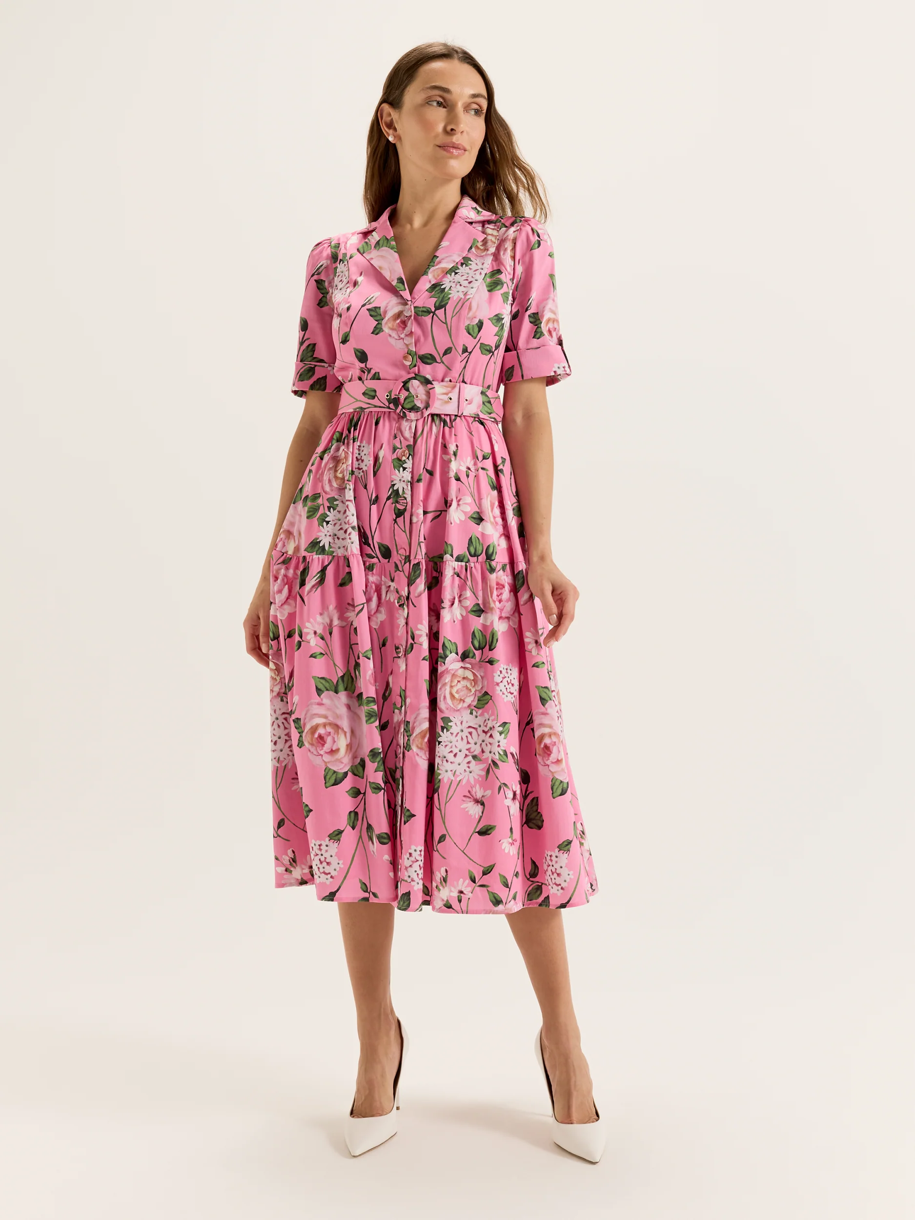 Camellia Shirtdress
