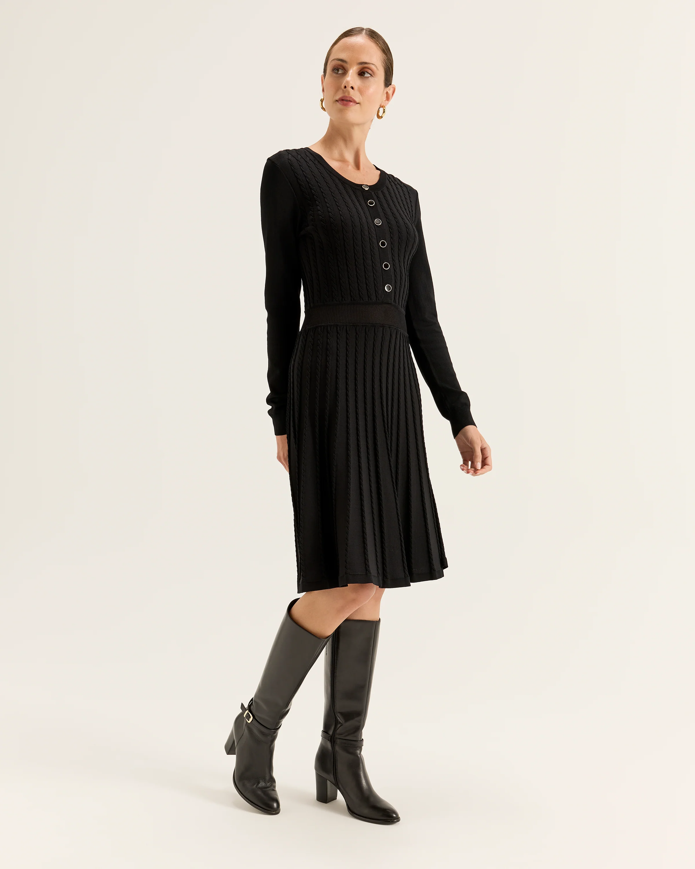 Caspian Knit Dress - Image 4
