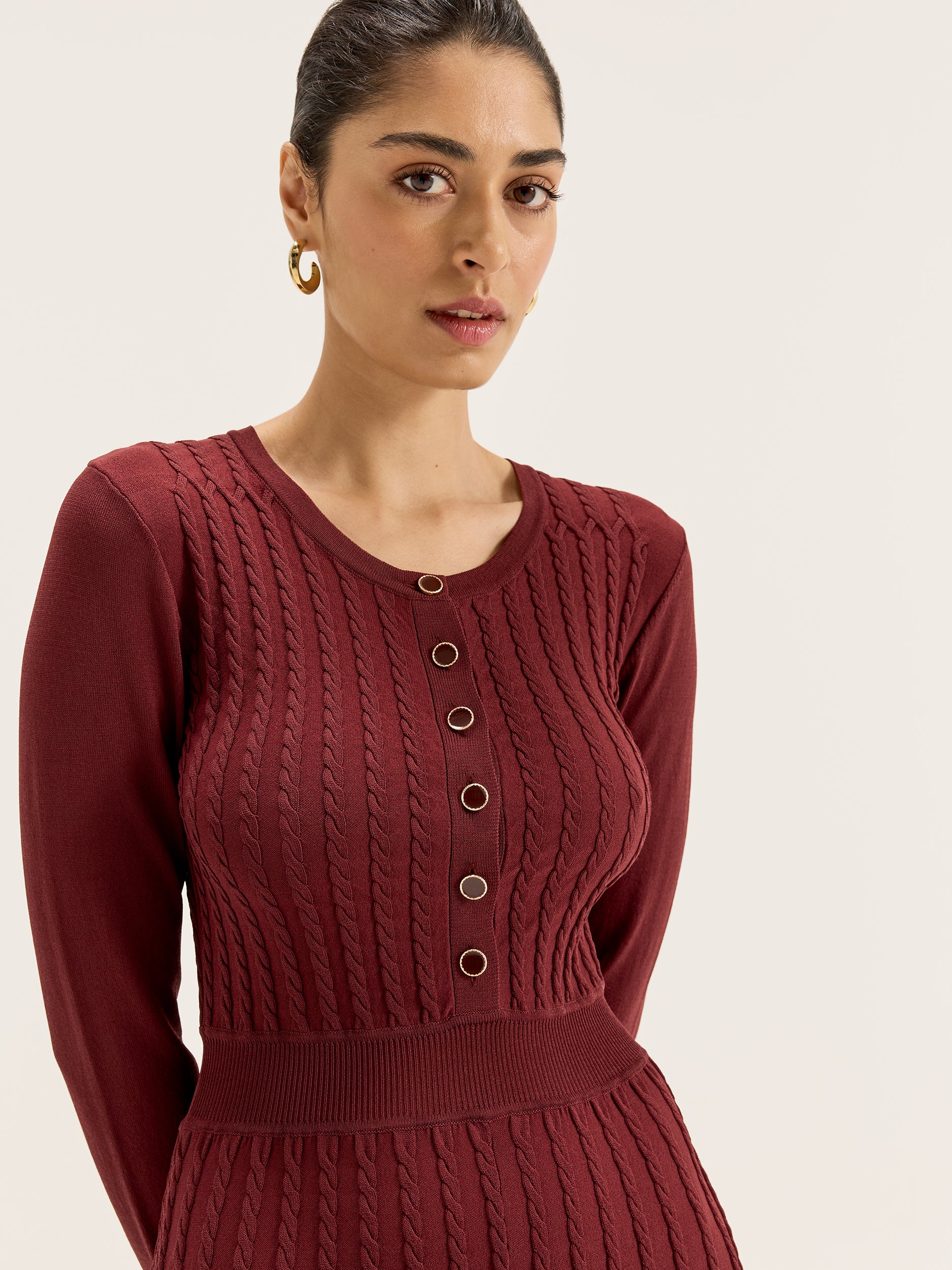 Caspian Knit Dress - Image 2