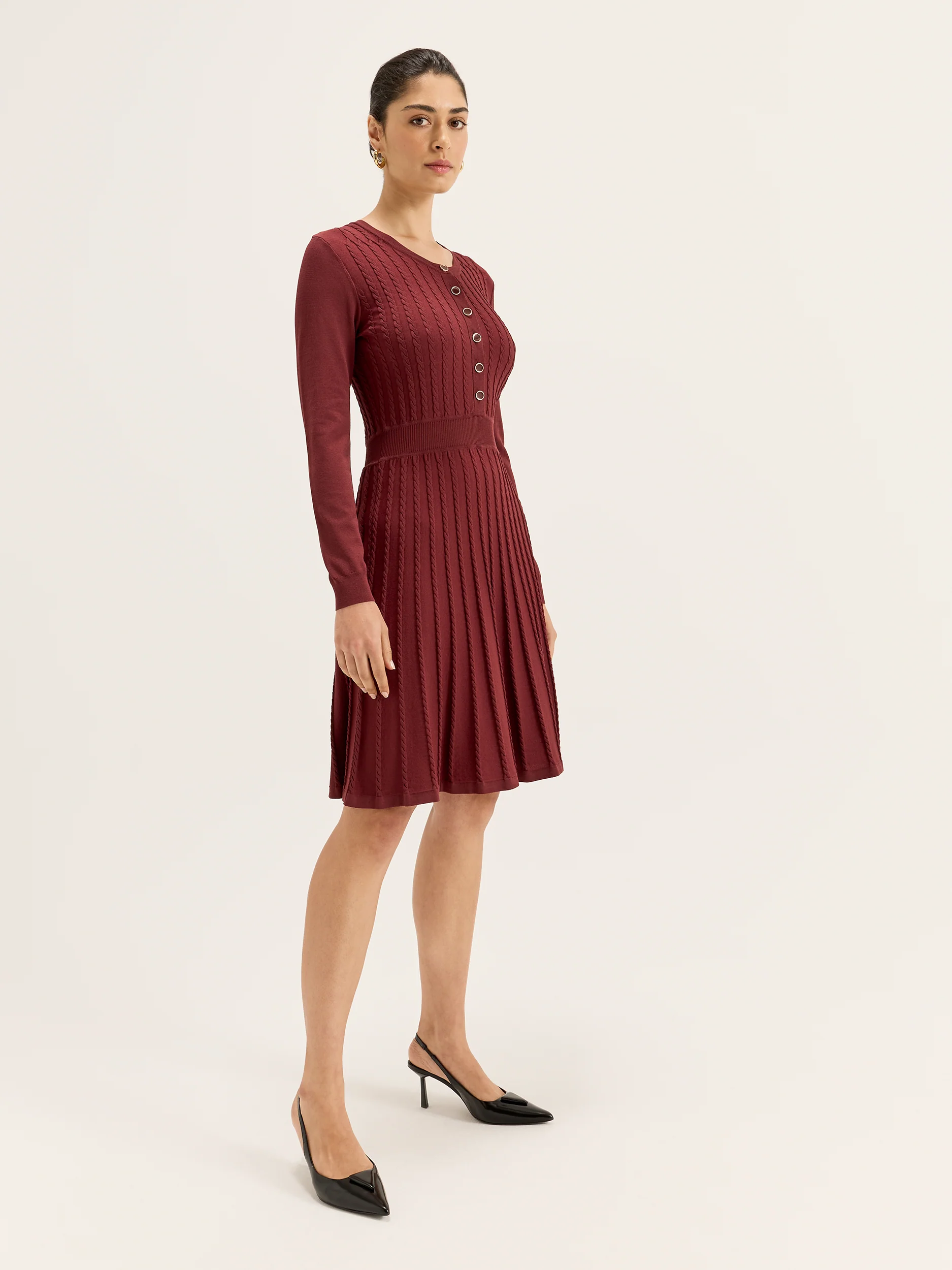 Caspian Knit Dress - Image 4