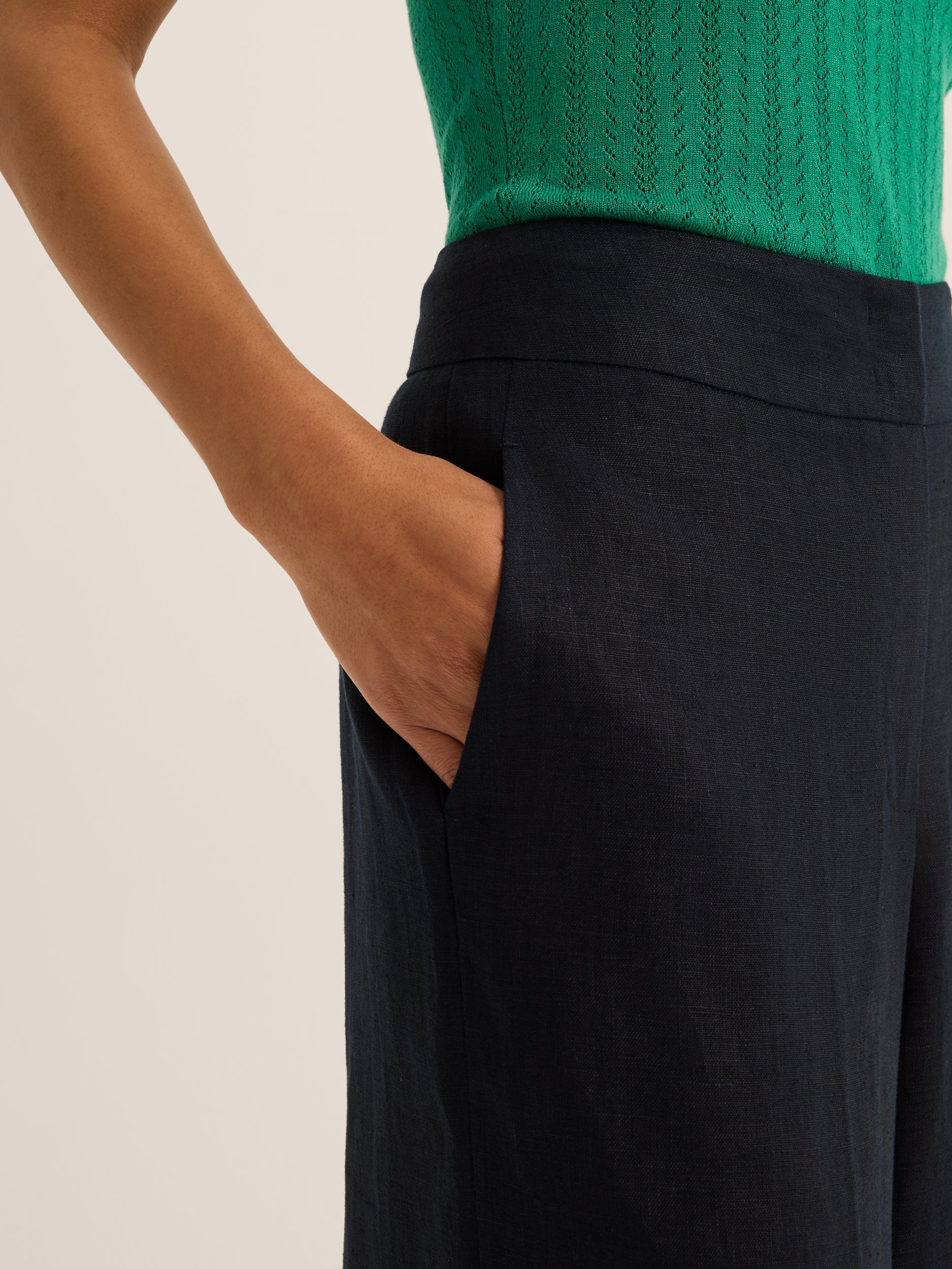 Celine Linen Pants - Image 4