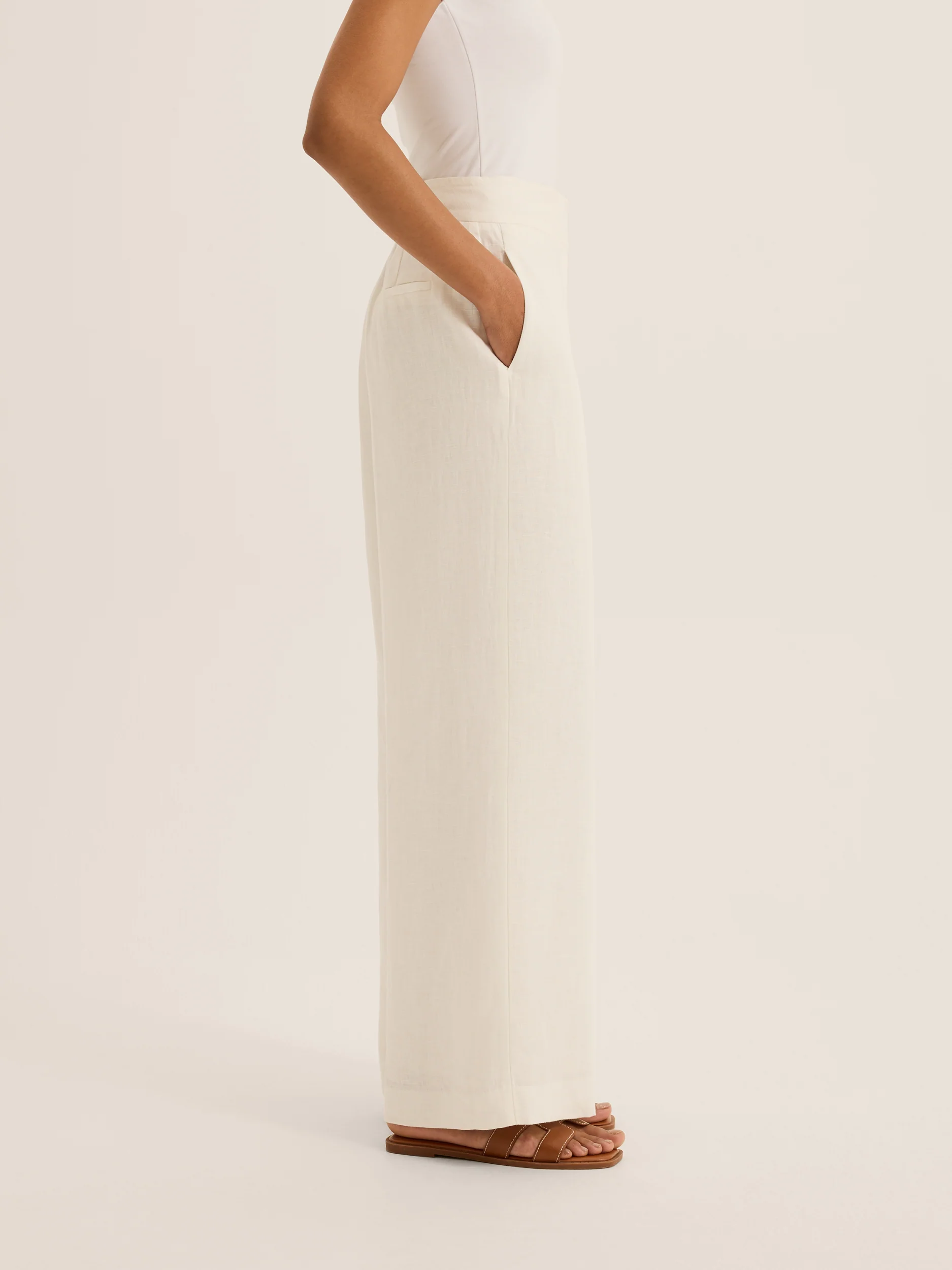 Celine Linen Pants - Image 3