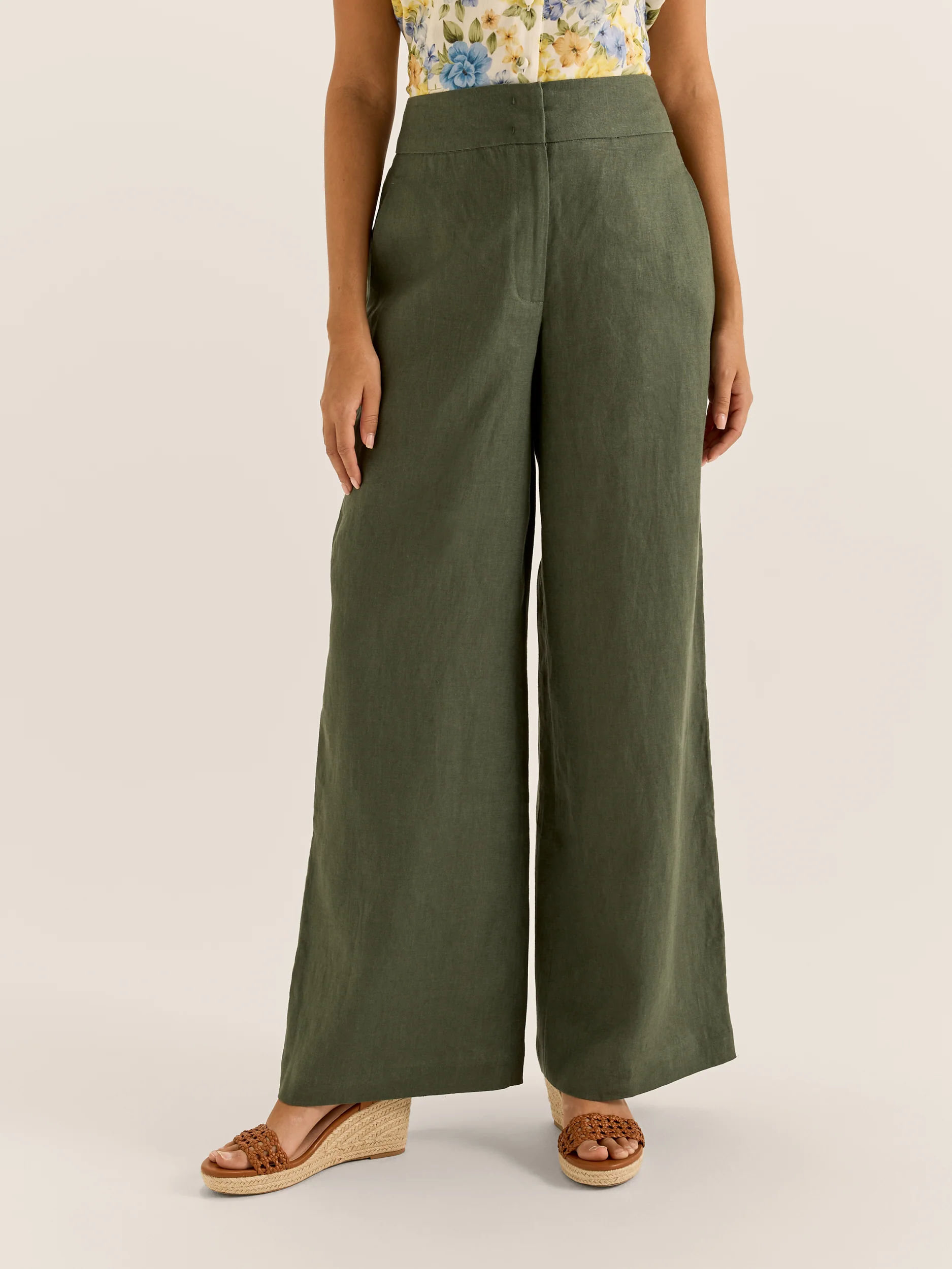 Celine Linen Pants - Image 2