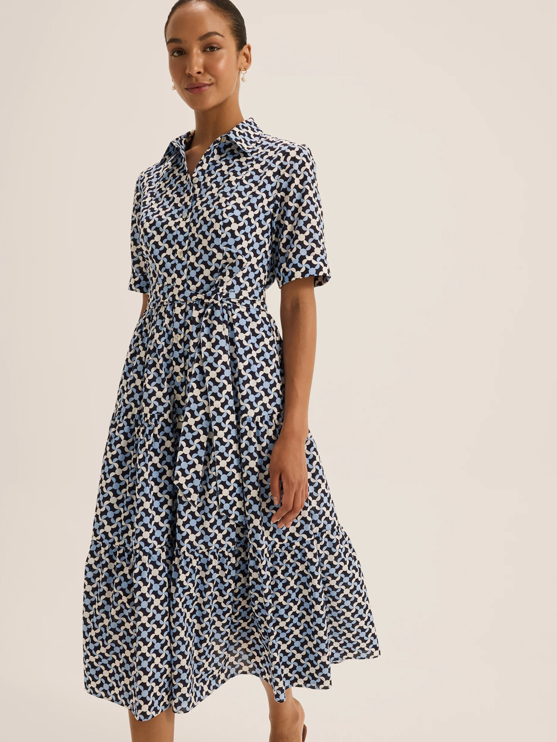 Checkers Shirt Dress