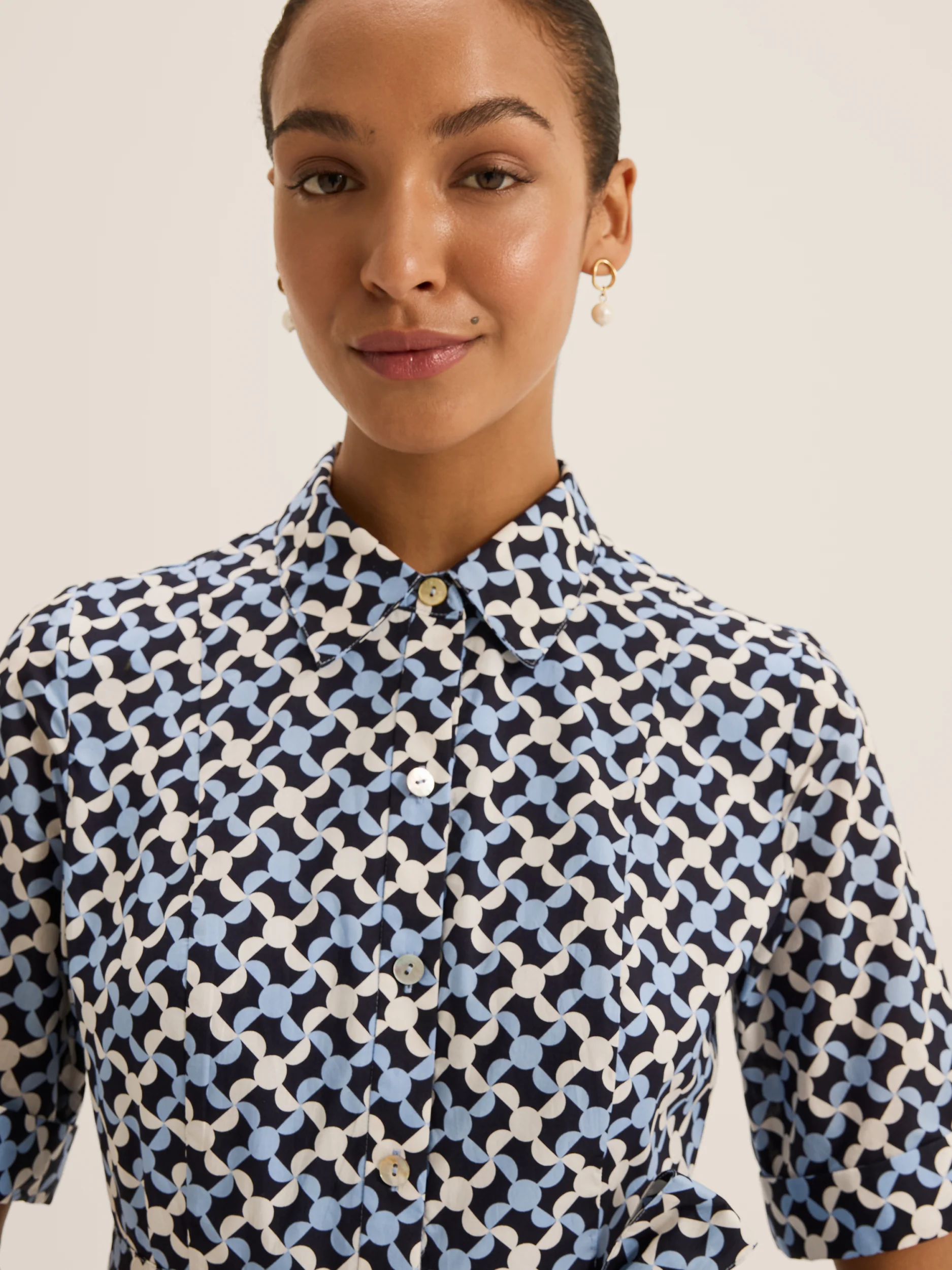Checkers Shirt Dress - Image 2