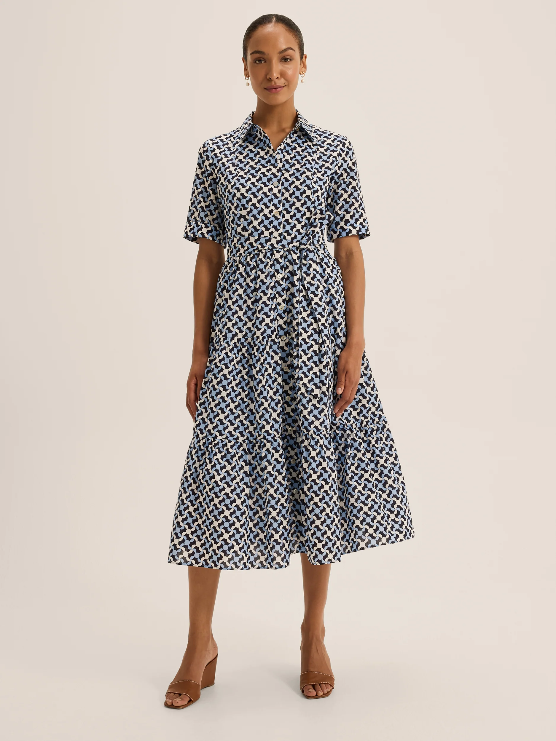 Checkers Shirt Dress - Image 5