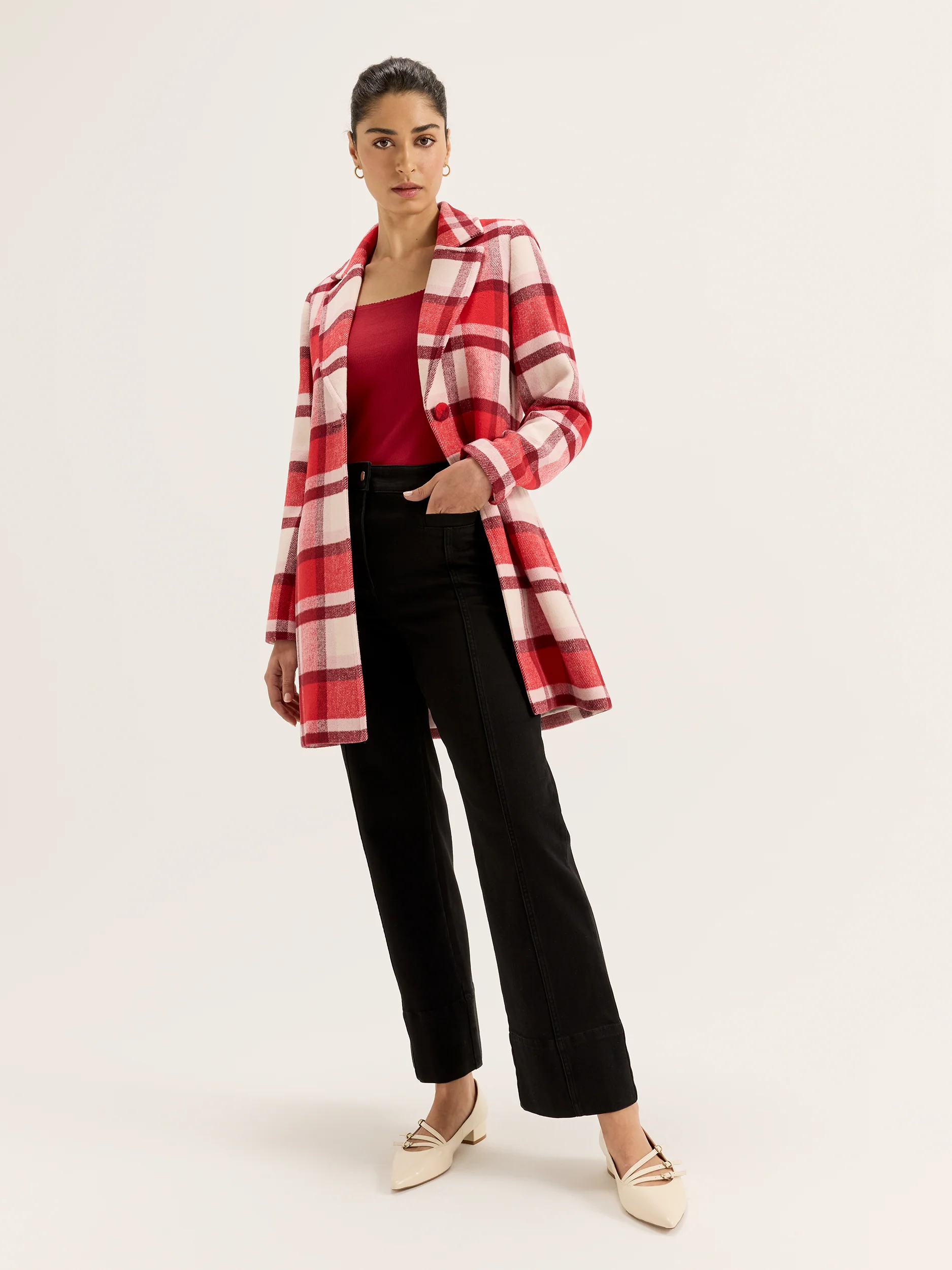 Cher Check Coat