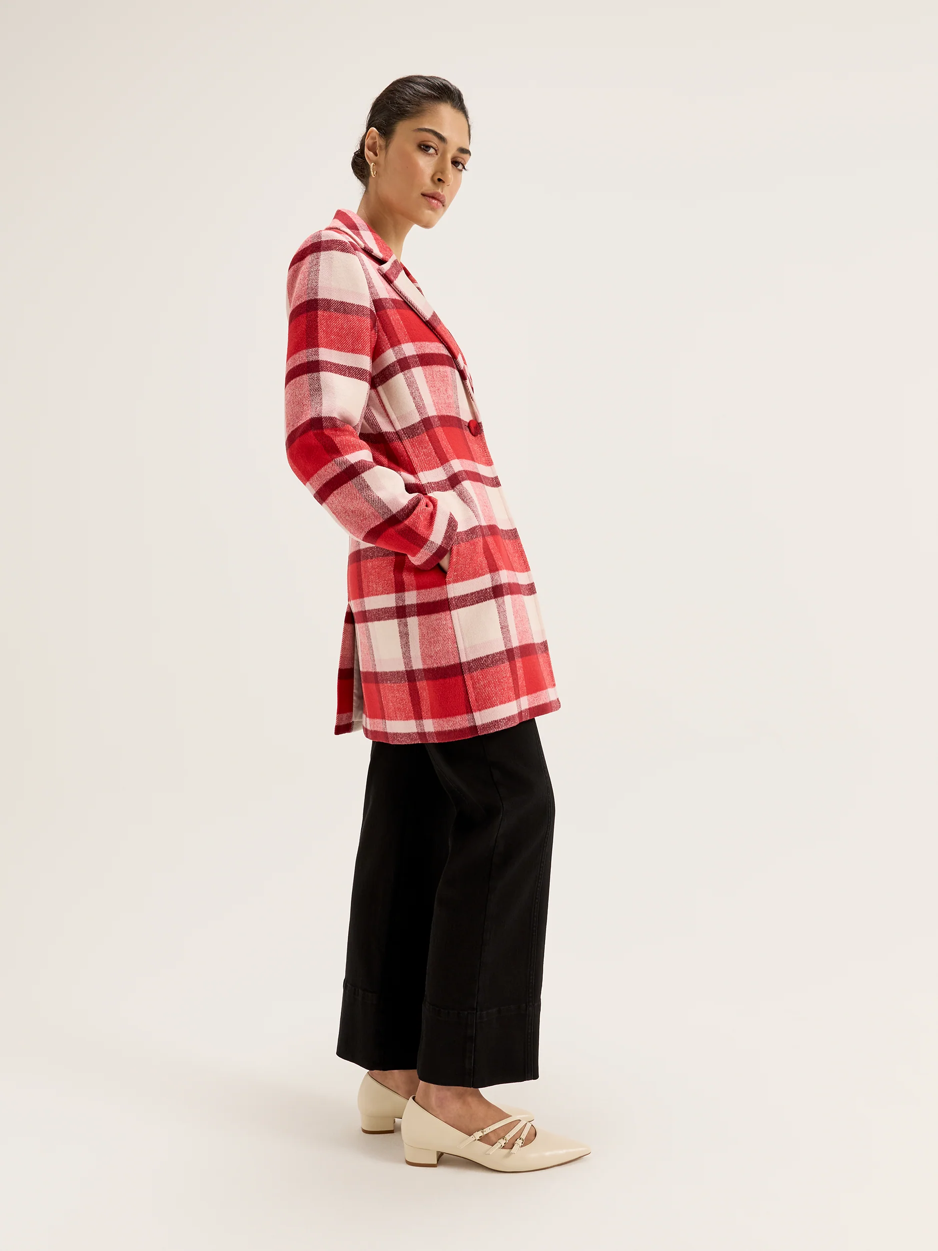 Cher Check Coat - Image 3