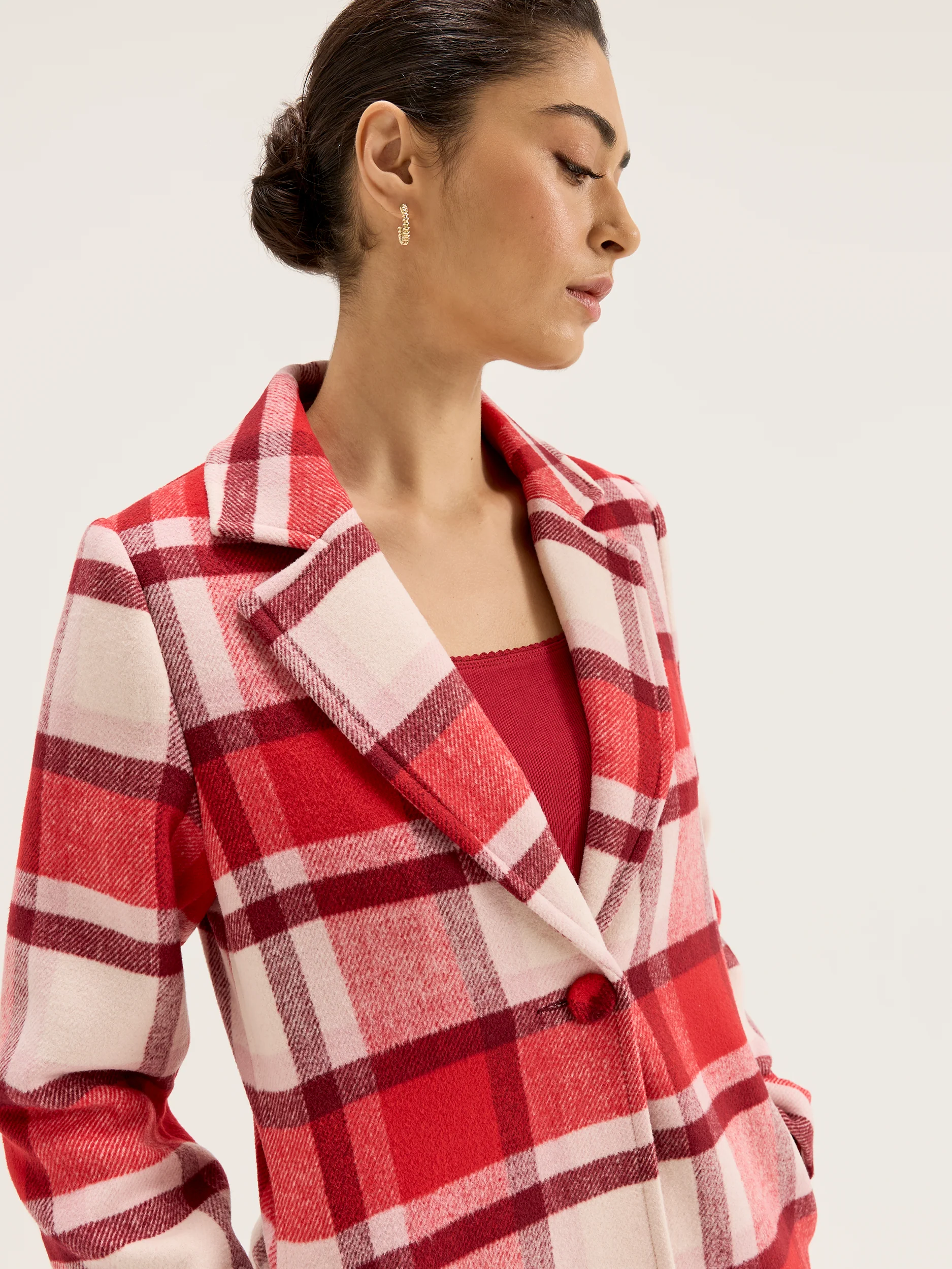 Cher Check Coat - Image 5