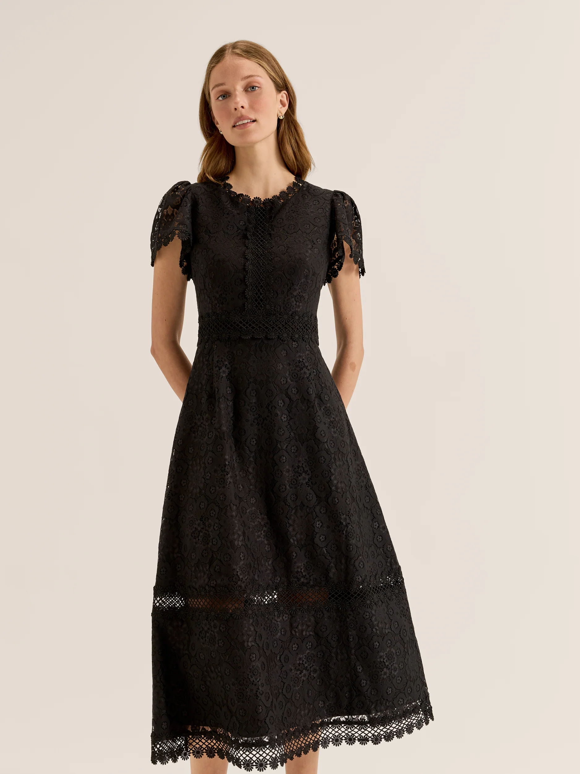 Cosmos Lace Midi Dress
