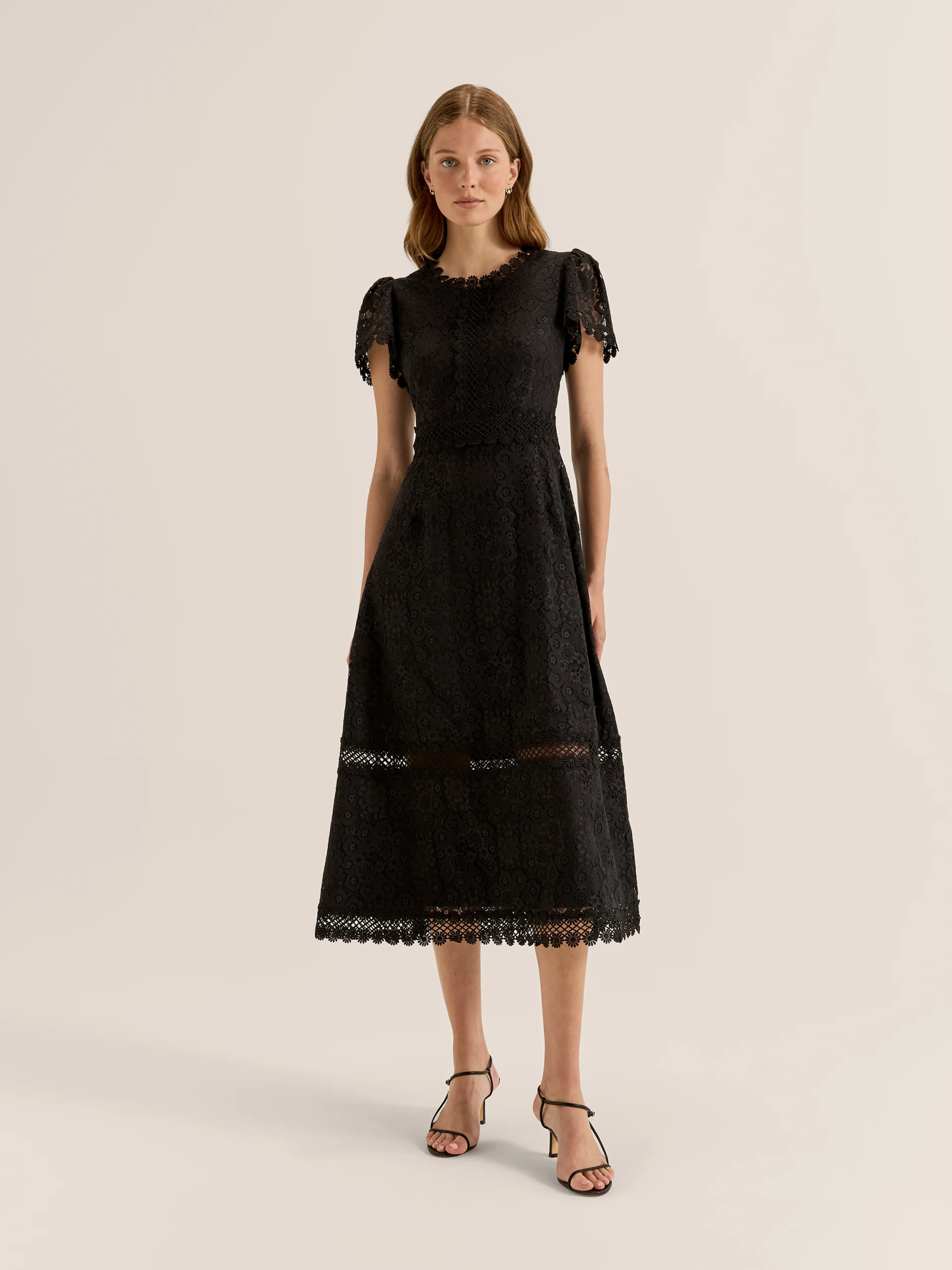 Cosmos Lace Midi Dress - Image 4