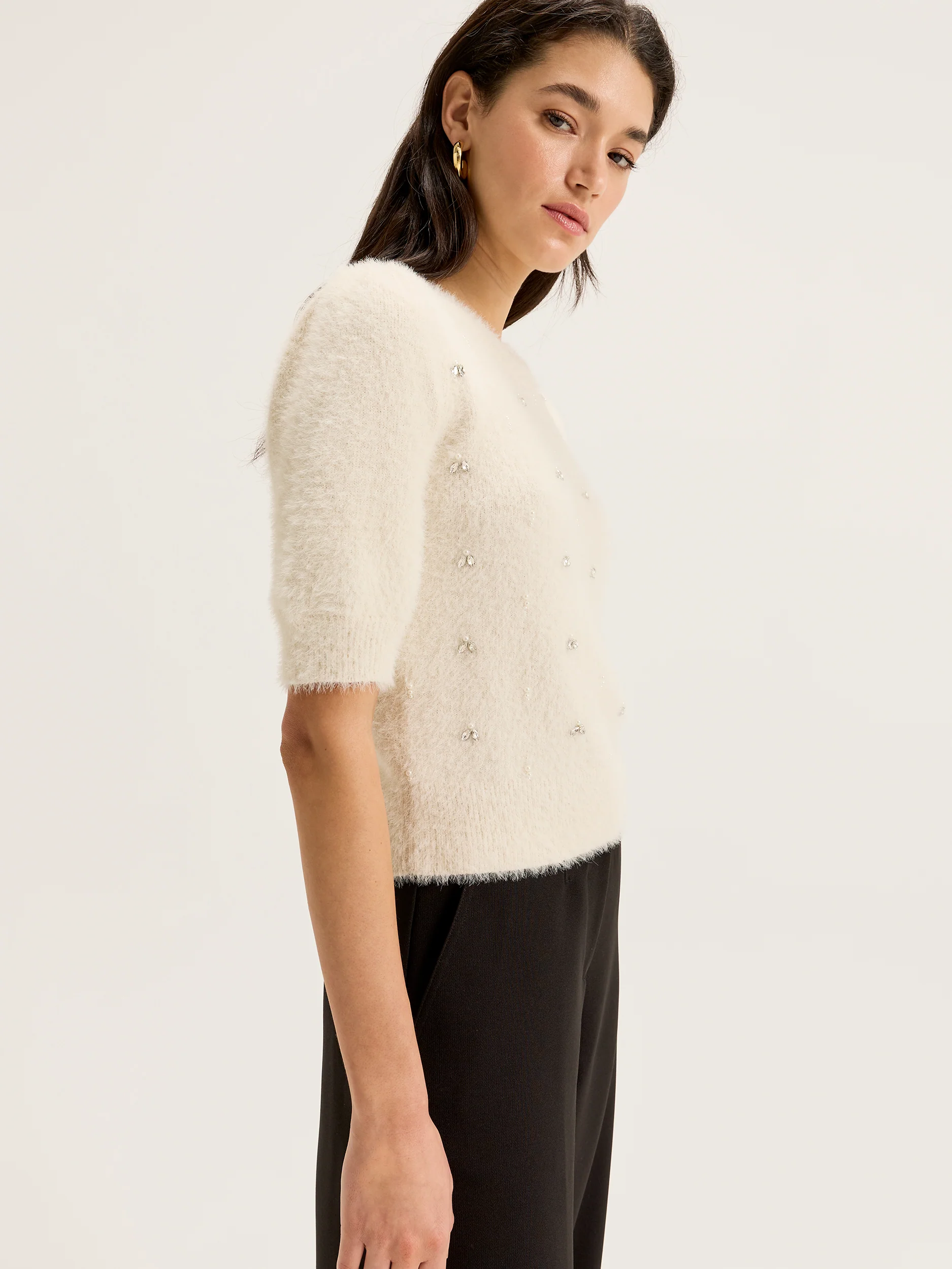 Diamonds & Pearls Knit Top - Image 5