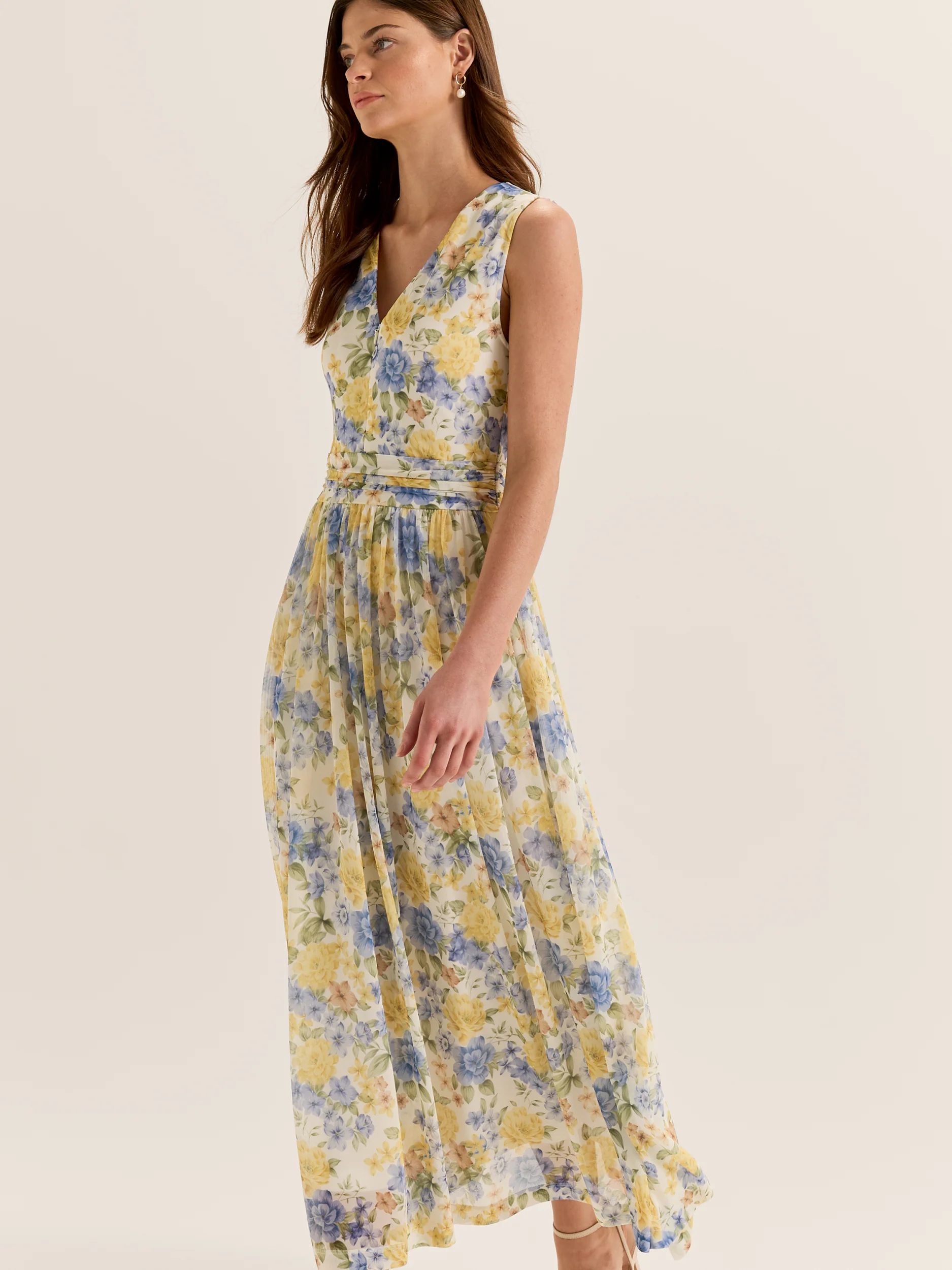 Elba Mesh Maxi Dress