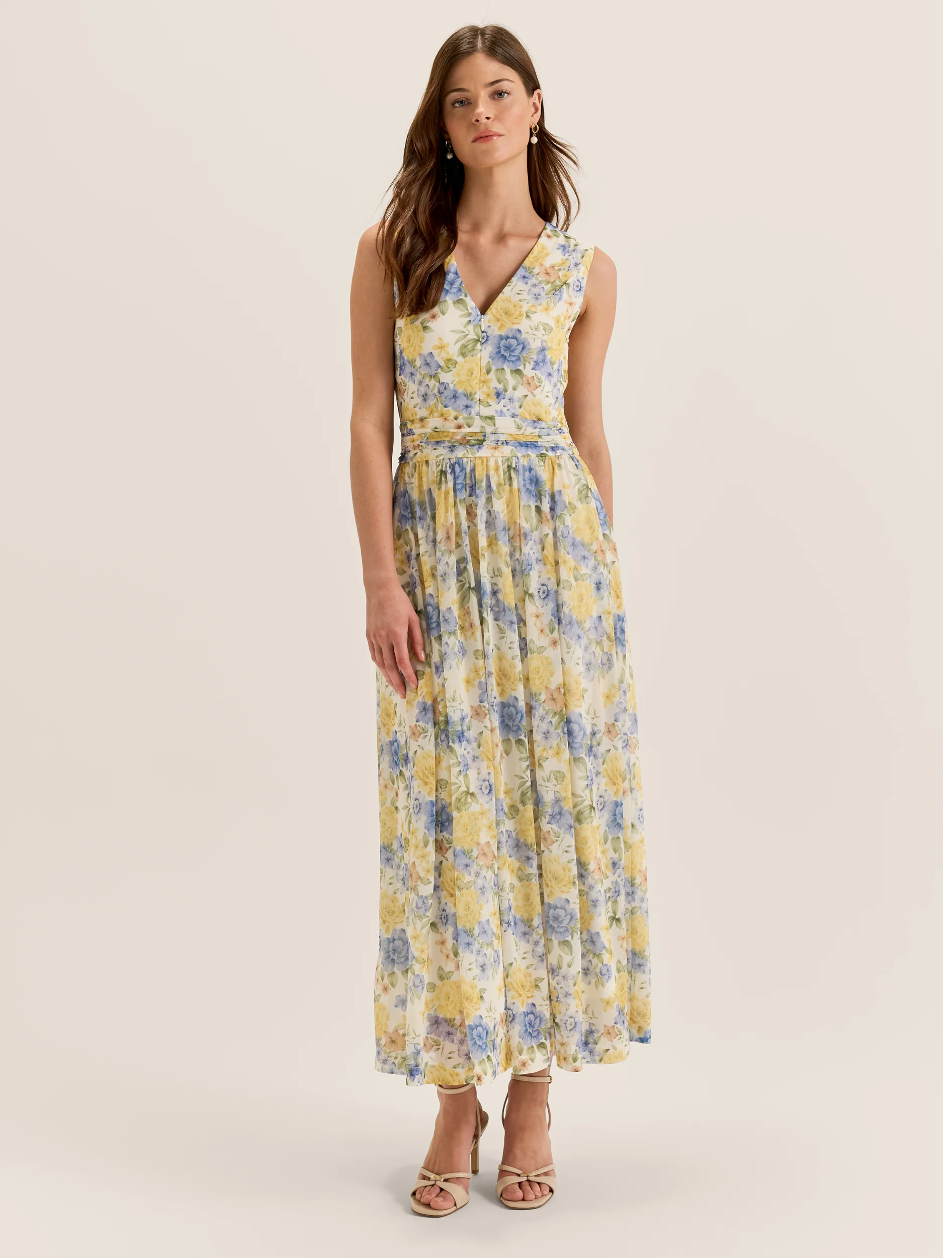Elba Mesh Maxi Dress - Image 3