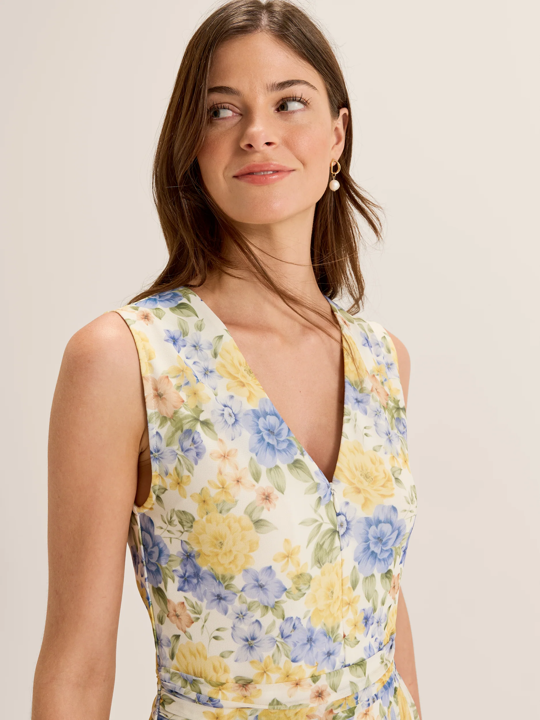 Elba Mesh Maxi Dress - Image 4
