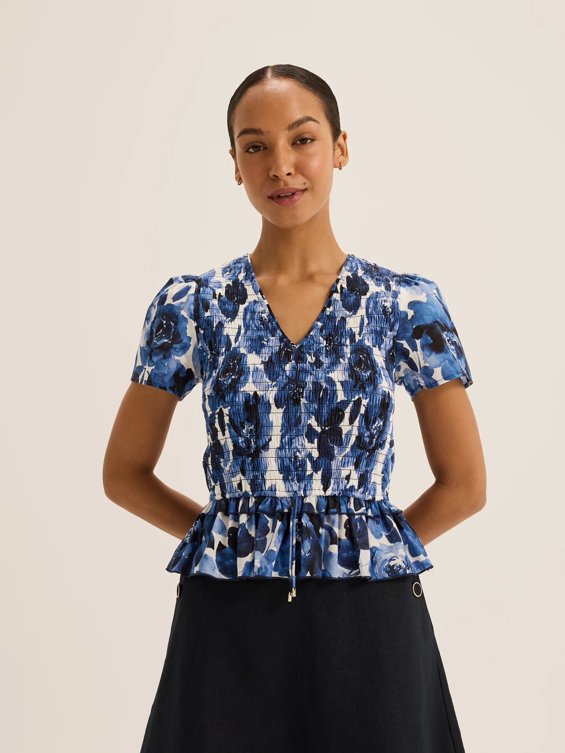 Elizabeth Peplum Top
