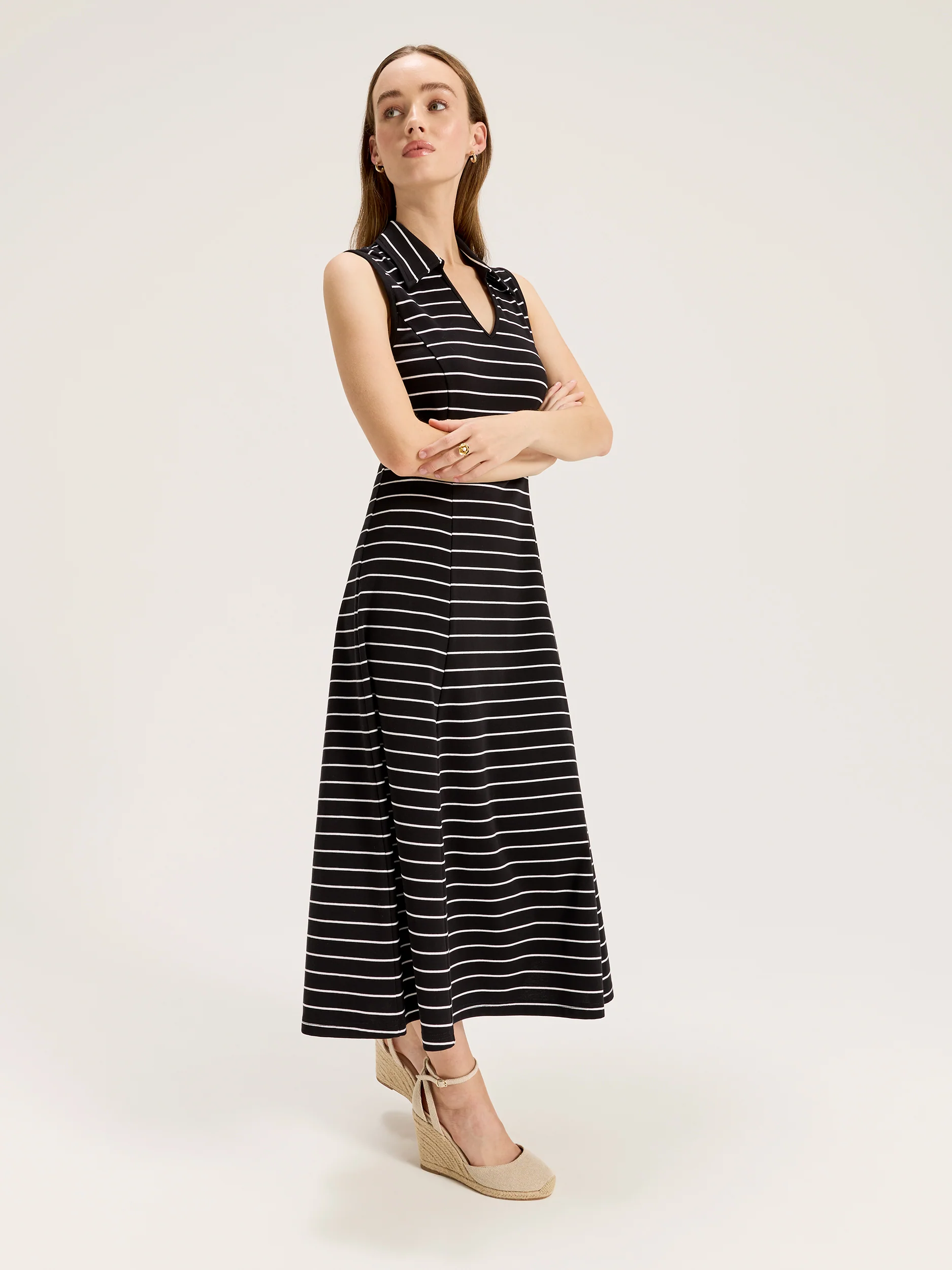 Eze Stripe Jersey Dress - Image 3