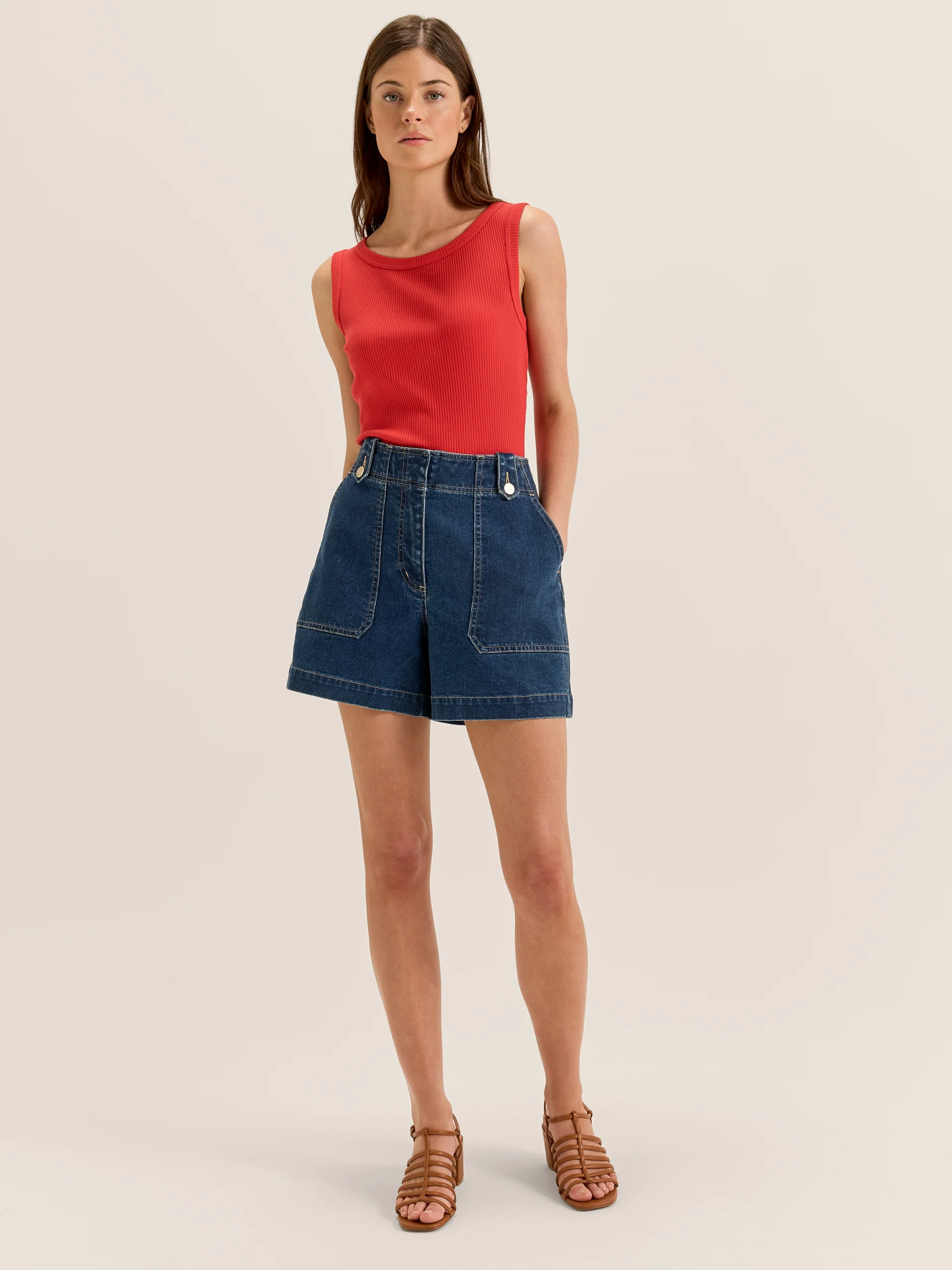 Farrah Denim Shorts - Image 4