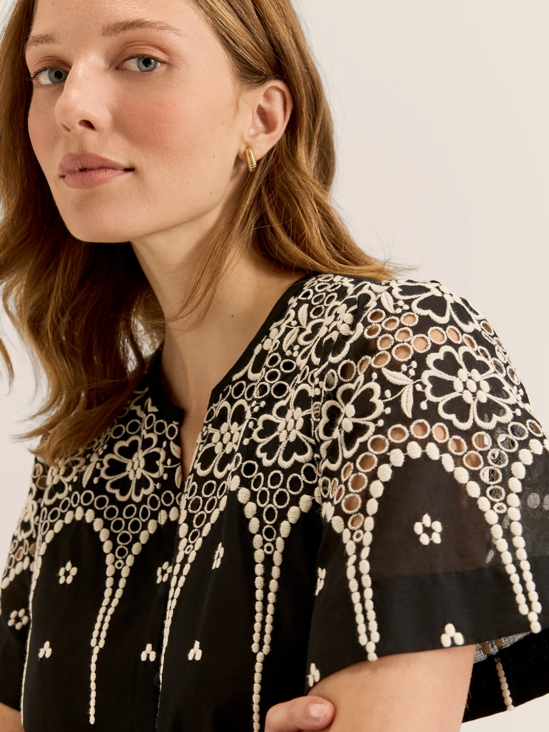 Florida Embroidered Midi Dress - Image 2