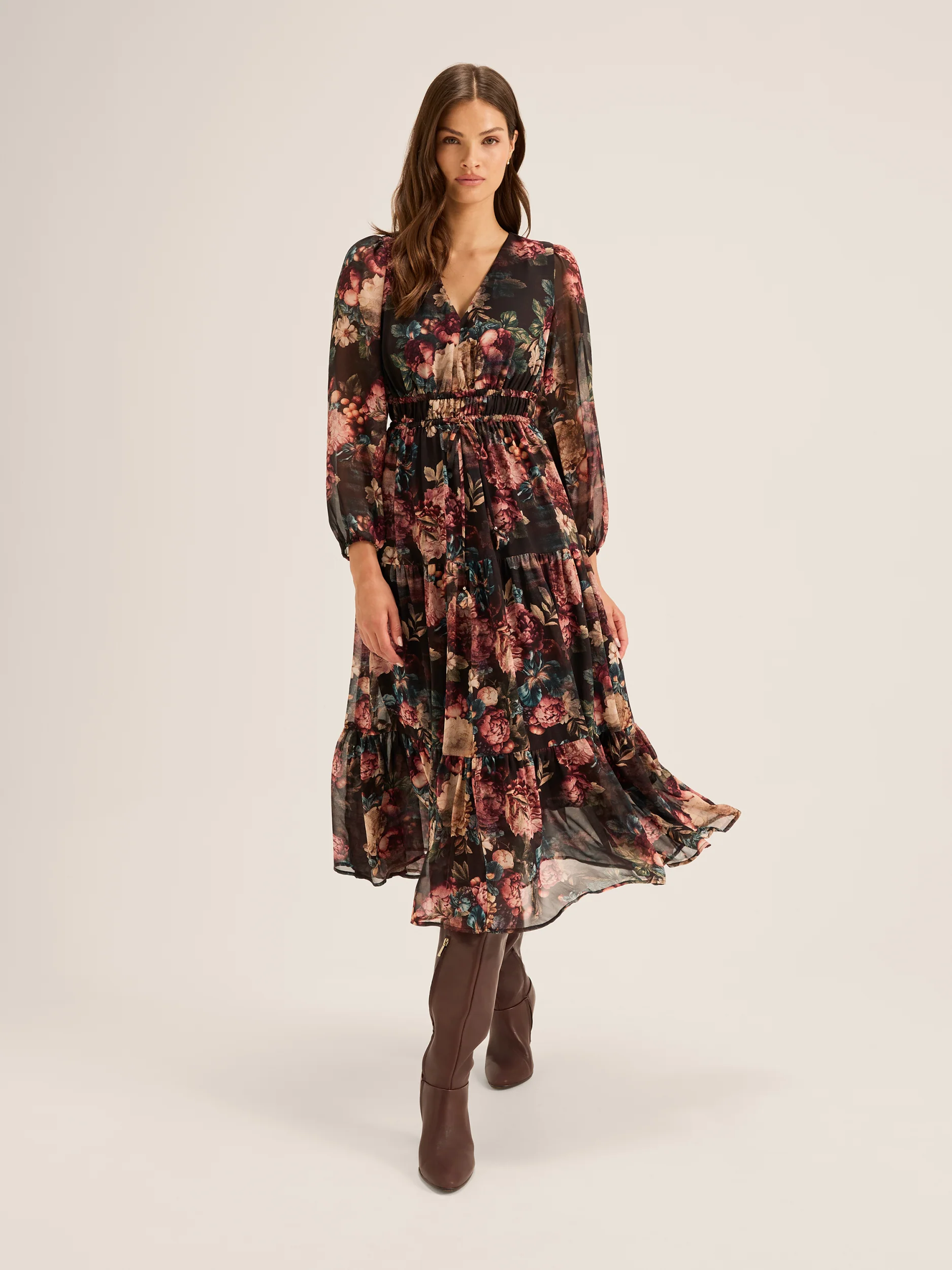 Garden Noir Maxi Dress - Image 2