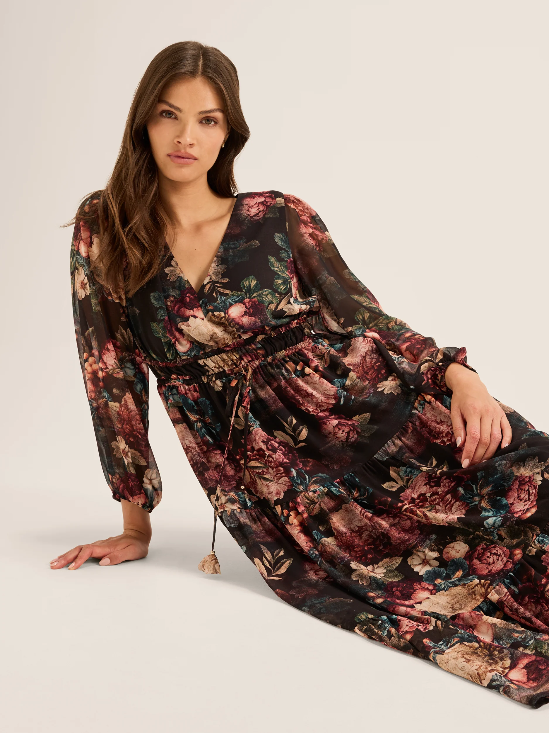 Garden Noir Maxi Dress - Image 4
