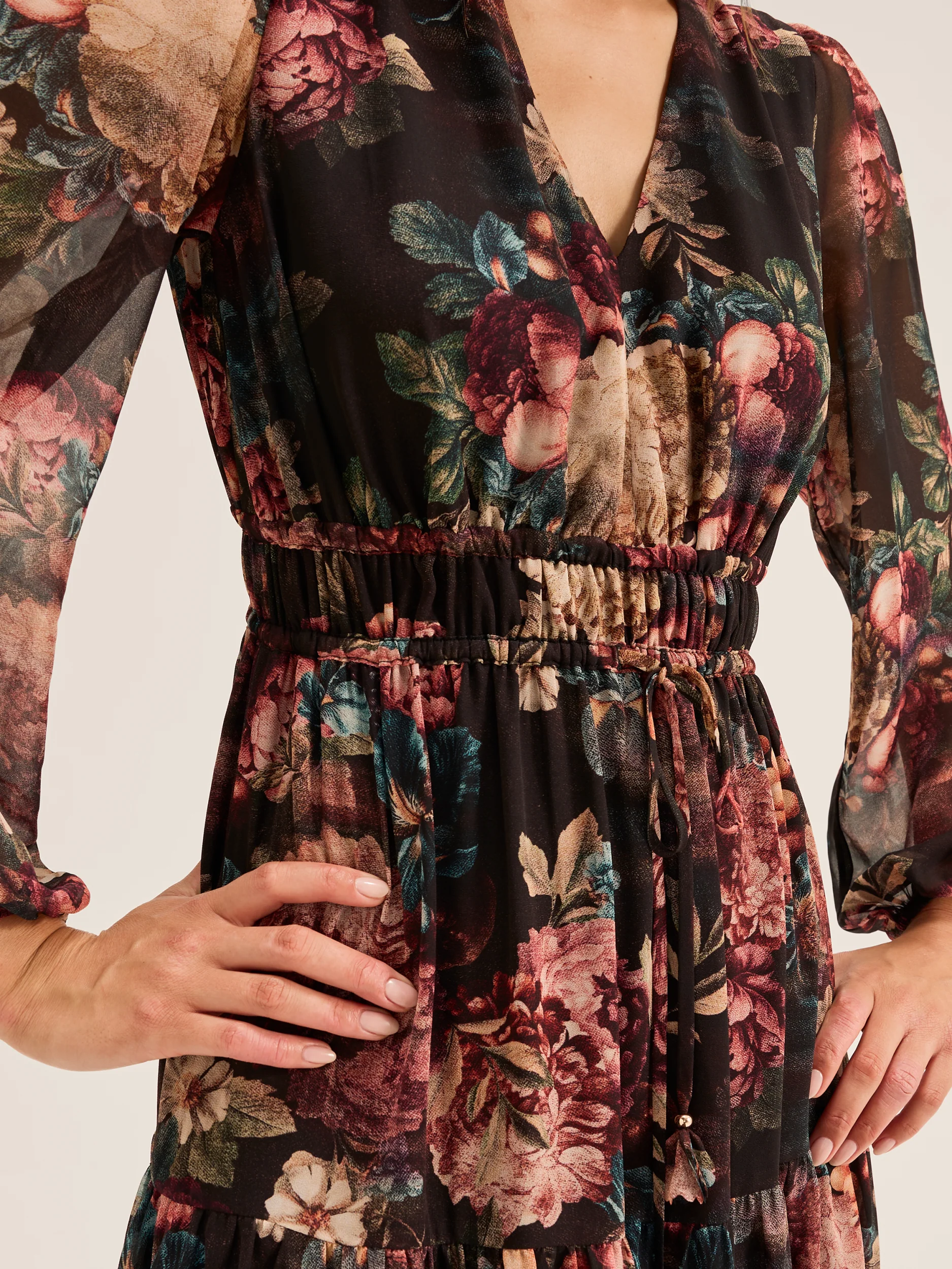 Garden Noir Maxi Dress - Image 5