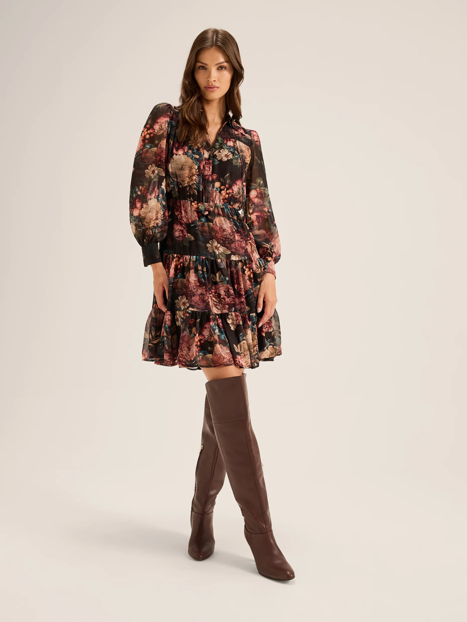 Garden Noir Mini Dress