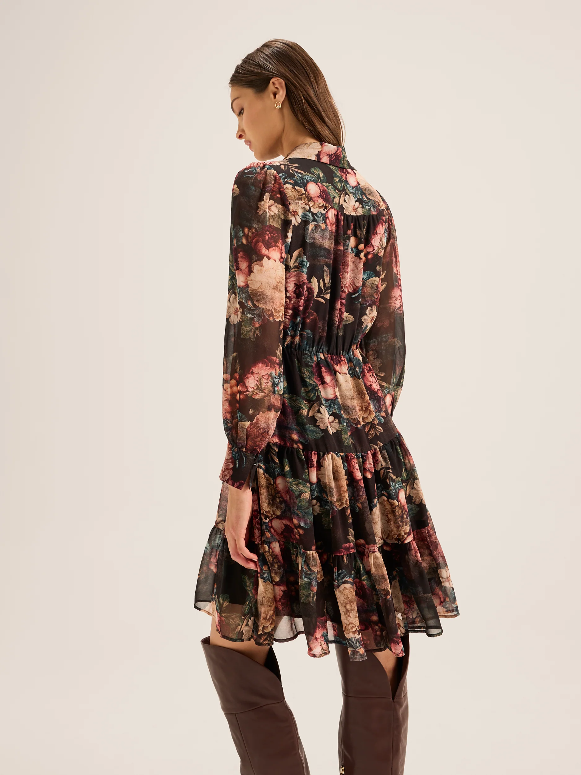 Garden Noir Mini Dress - Image 6