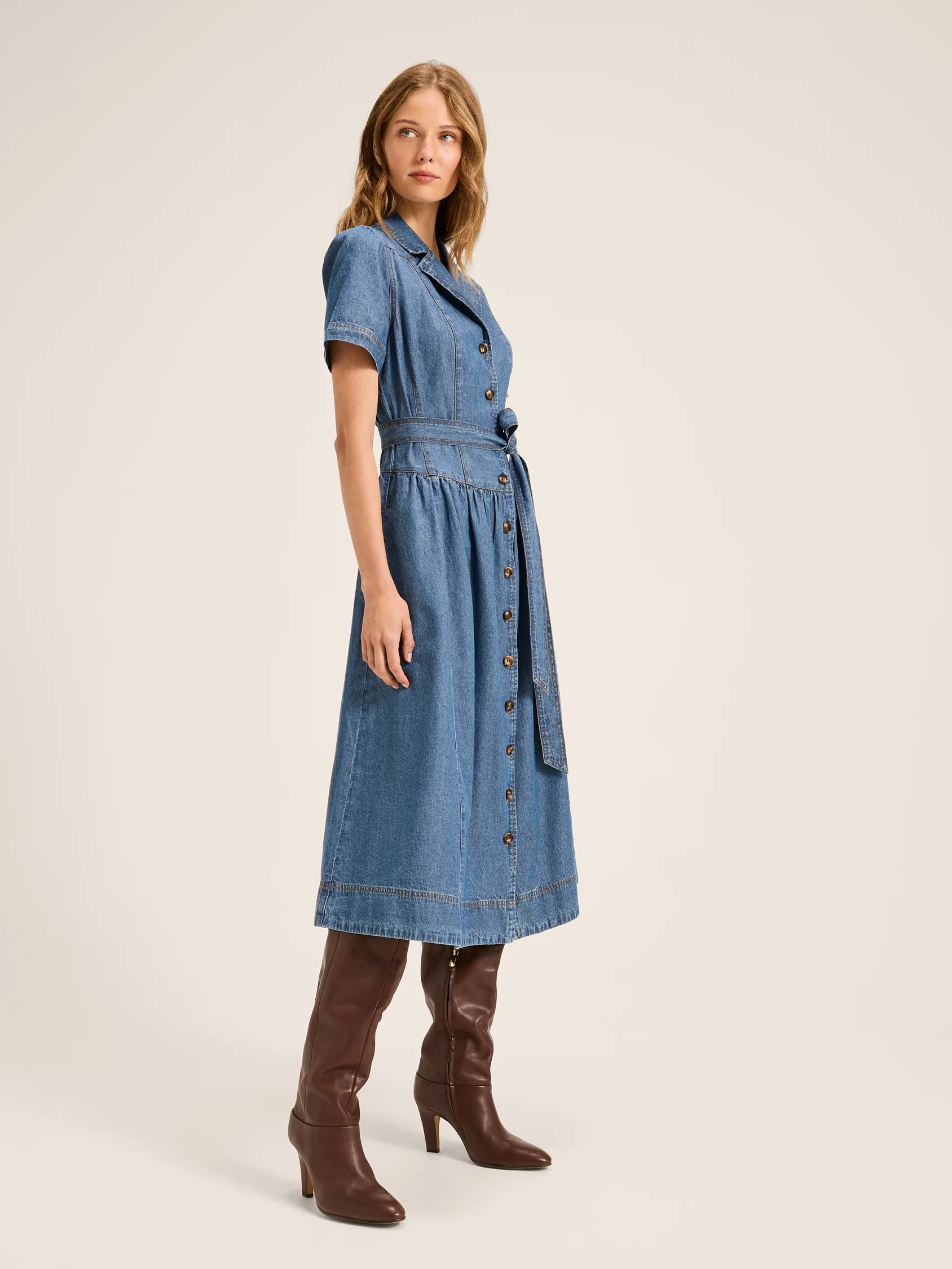 Geneva Shirt Dress - Image 4
