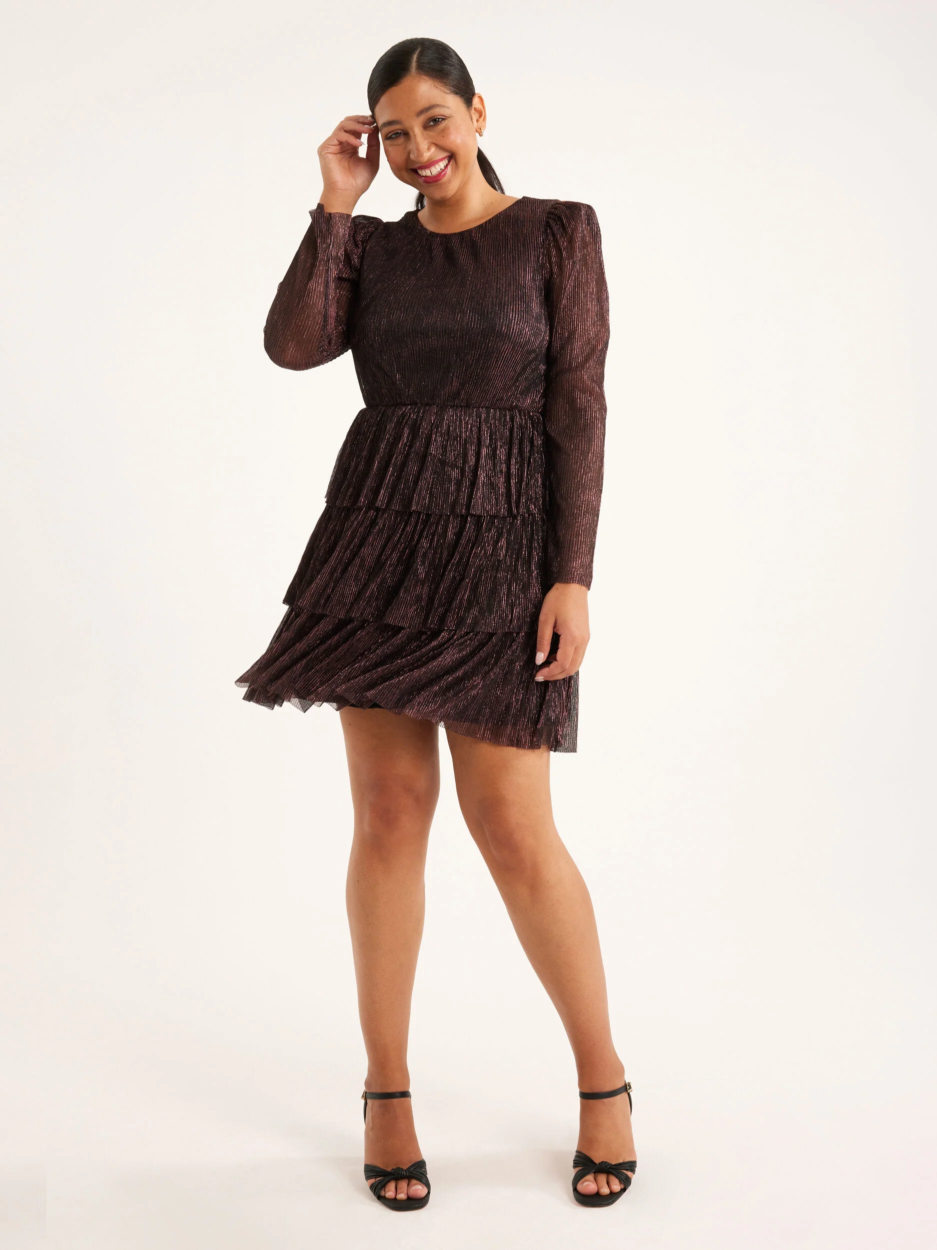 Glitter Party Mini Dress - Image 7