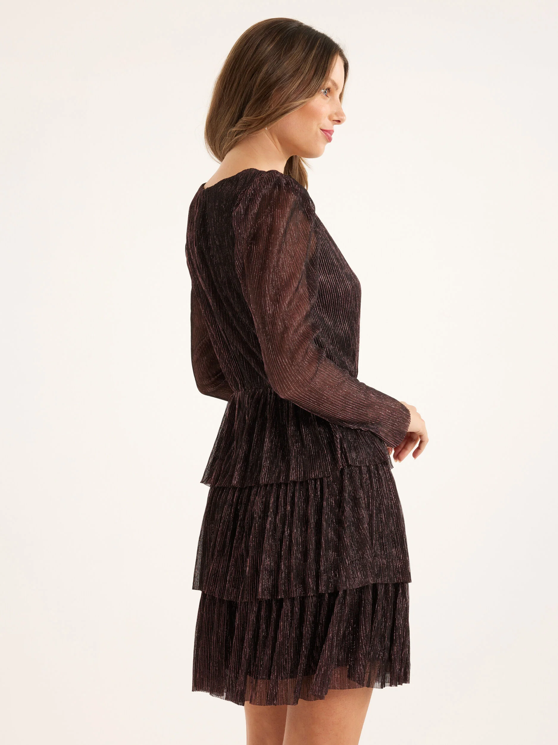 Glitter Party Mini Dress - Image 8