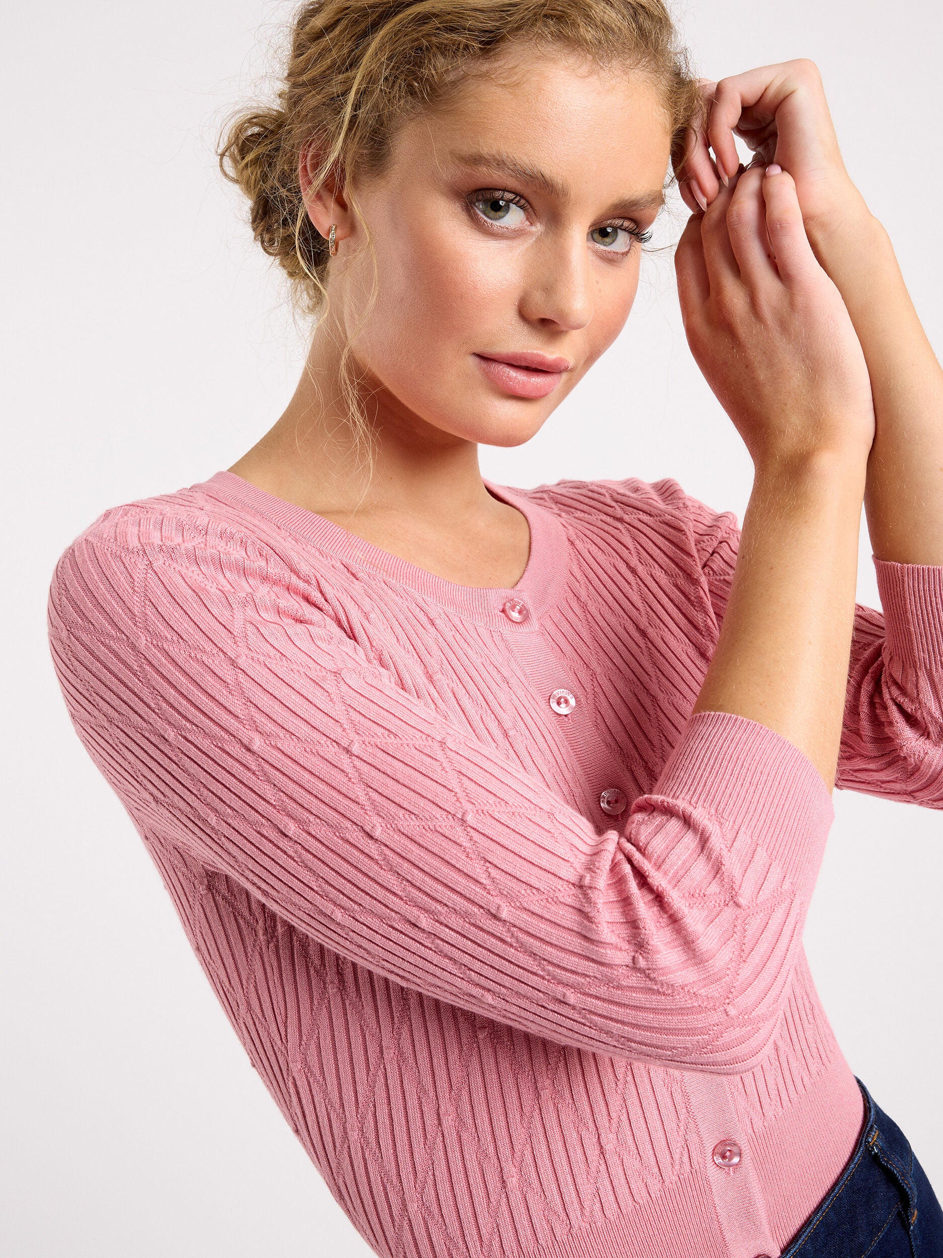 Haisley 3/4 Sleeve Cardi - Image 3
