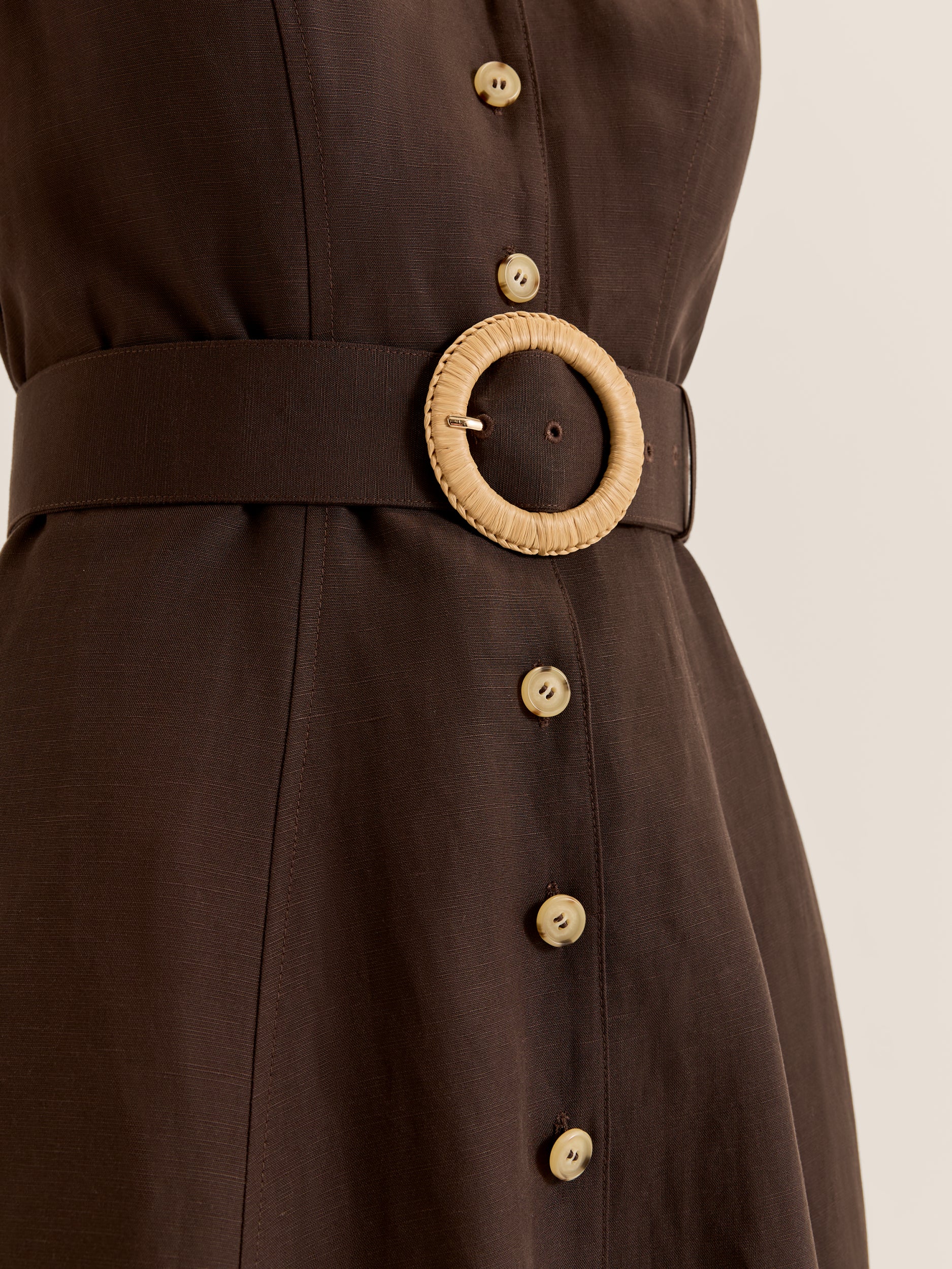 Hamilton Sleeveless Shirt Dress - Image 3