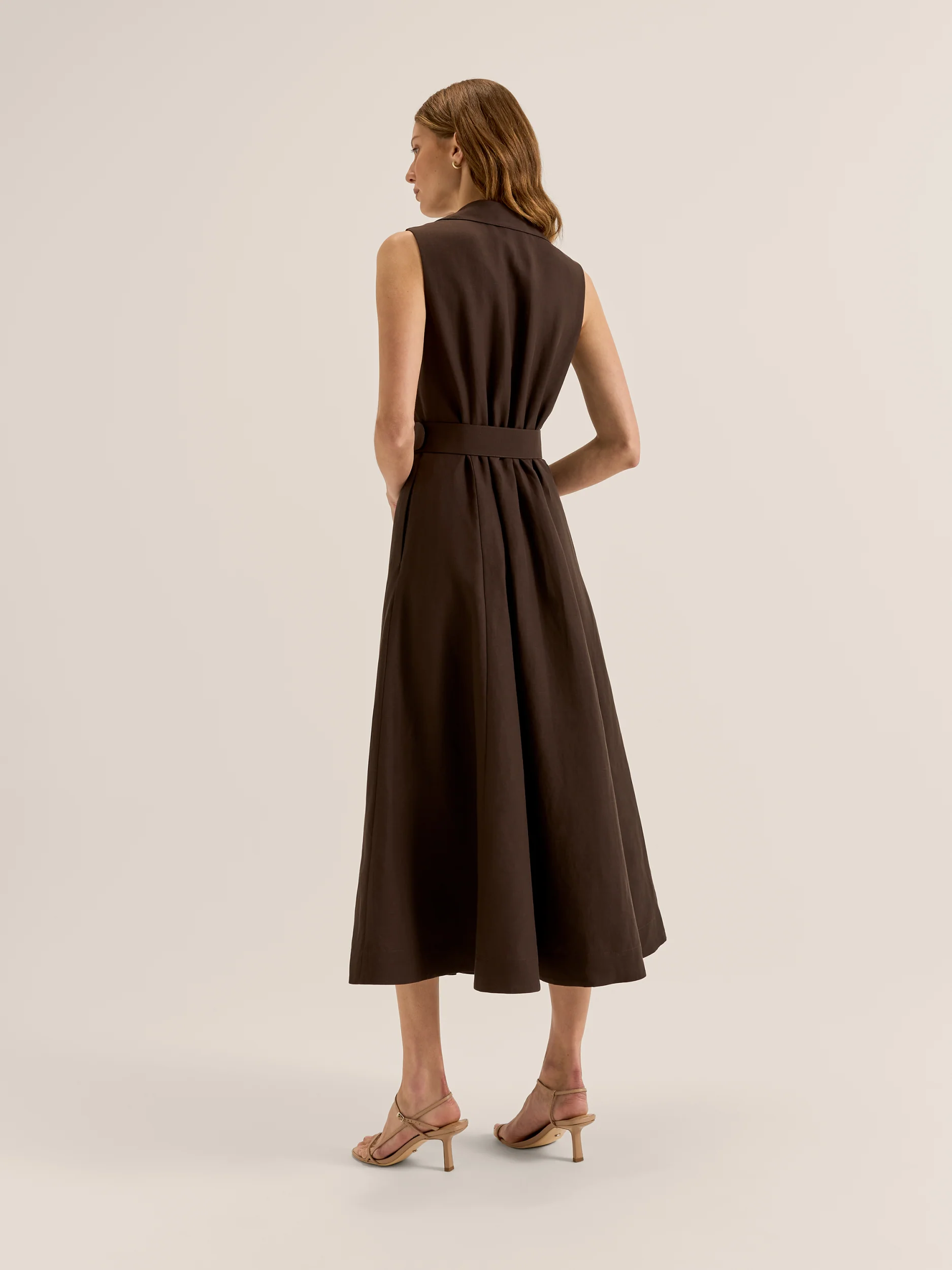 Hamilton Sleeveless Shirt Dress - Image 6