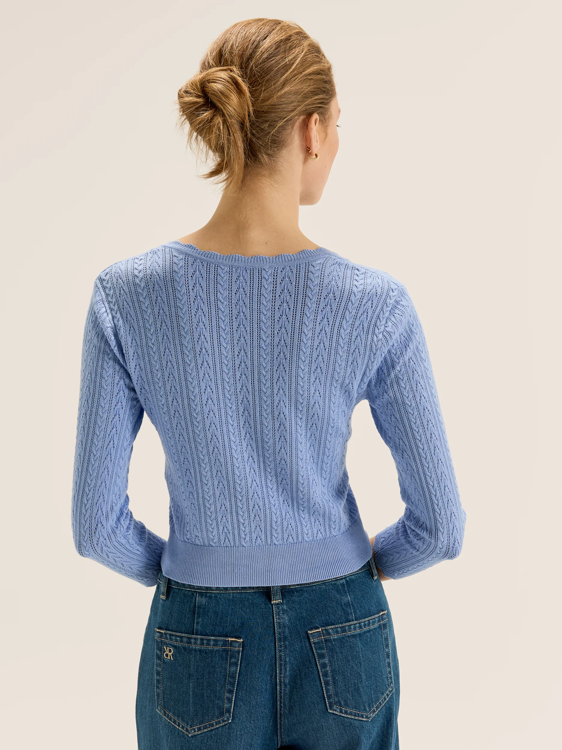 Hazel 3/4 Sleeve Cardigan - Image 6